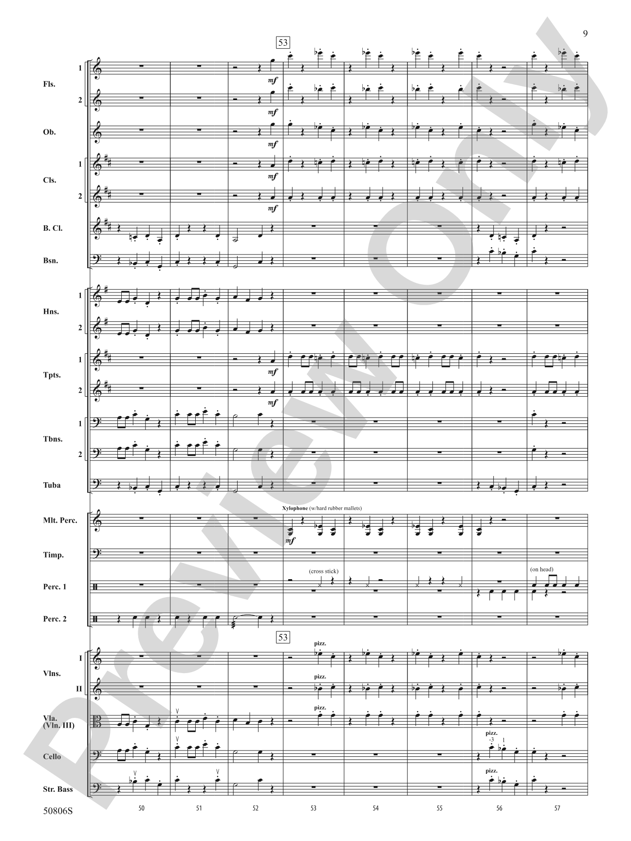 Prairie Dance: Full Orchestra Conductor Score & Parts