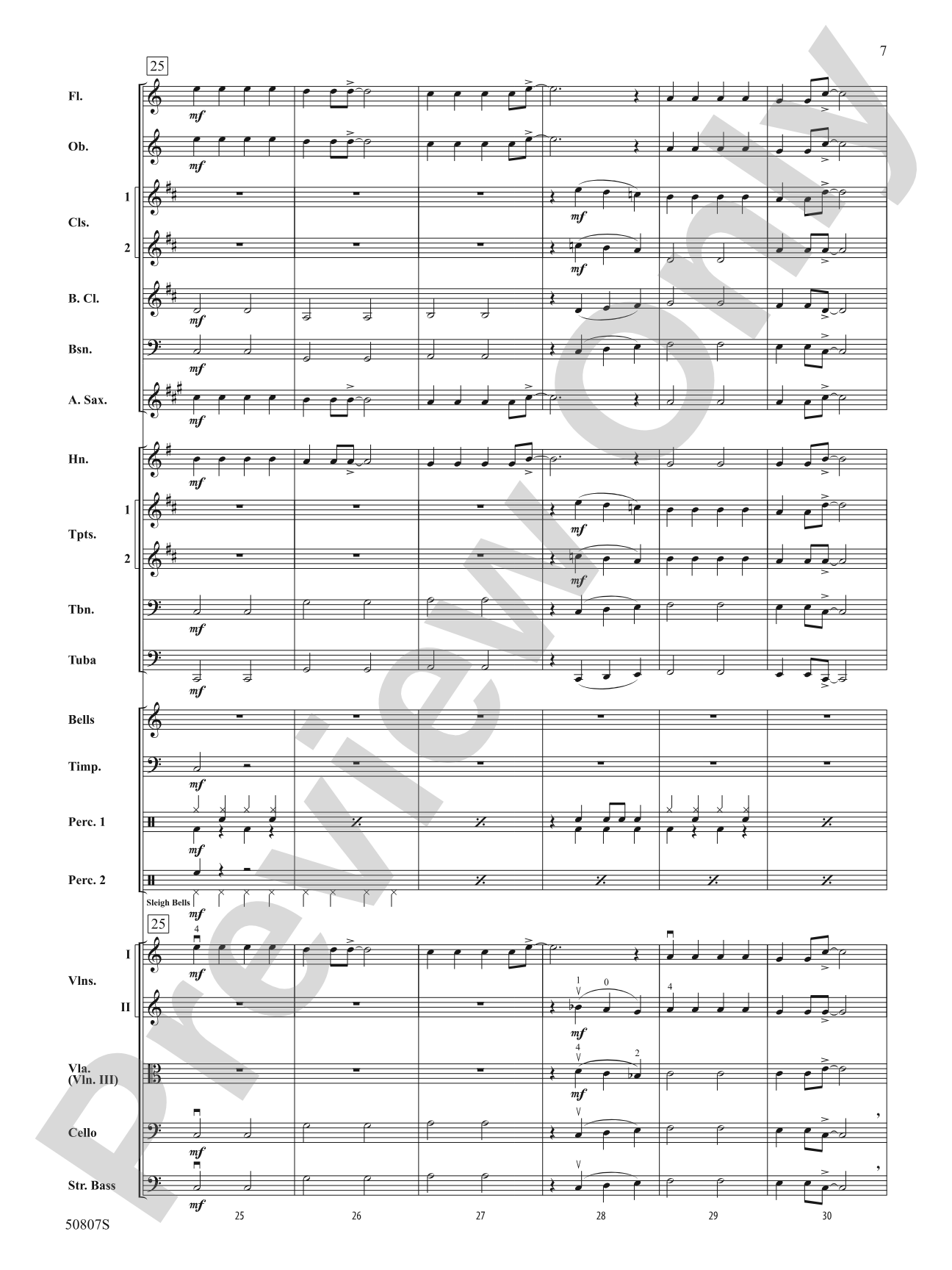 A Holiday Santa-bration: Full Orchestra Conductor Score & Parts