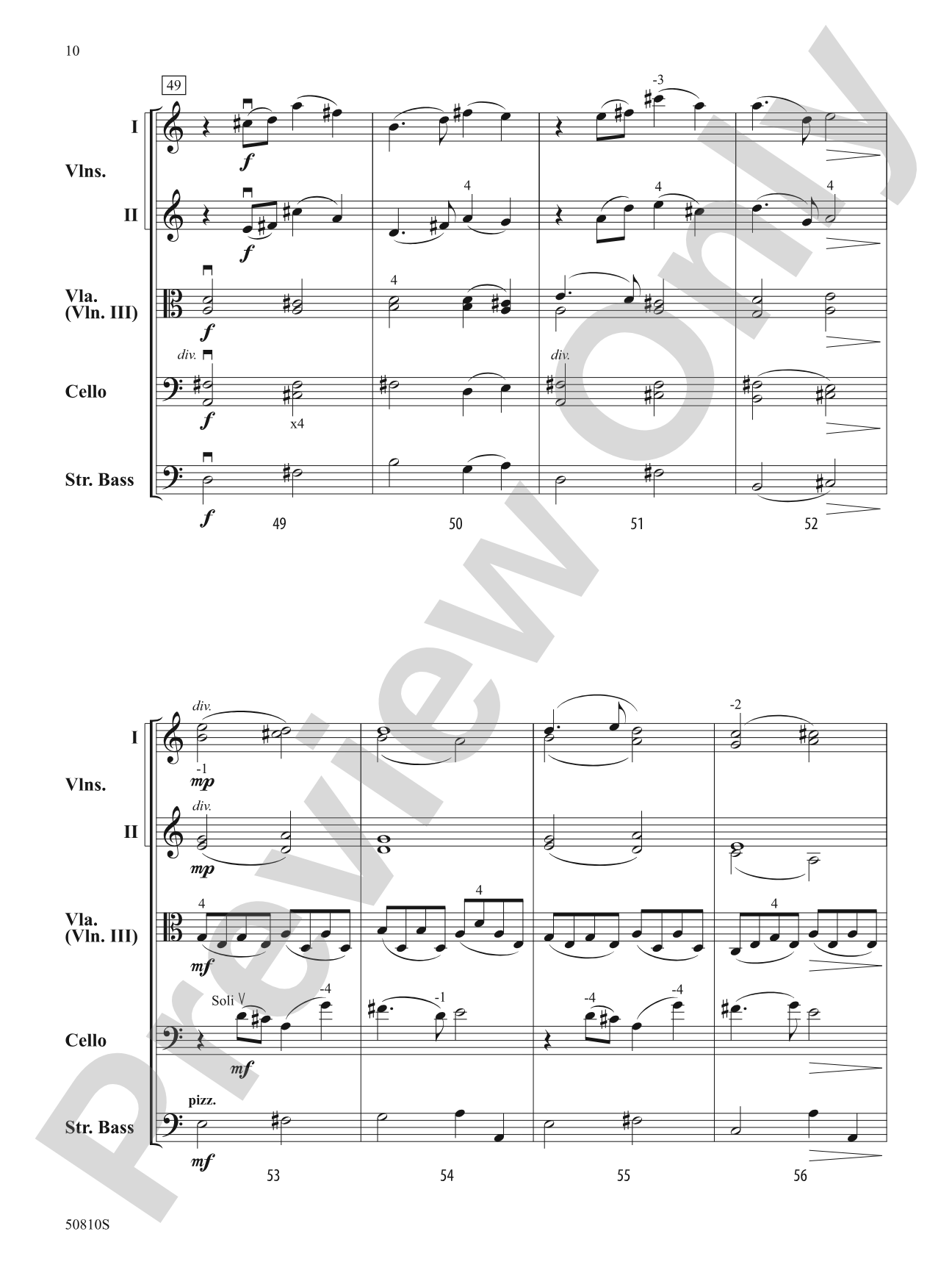 Compassion: String Orchestra Conductor Score & Parts