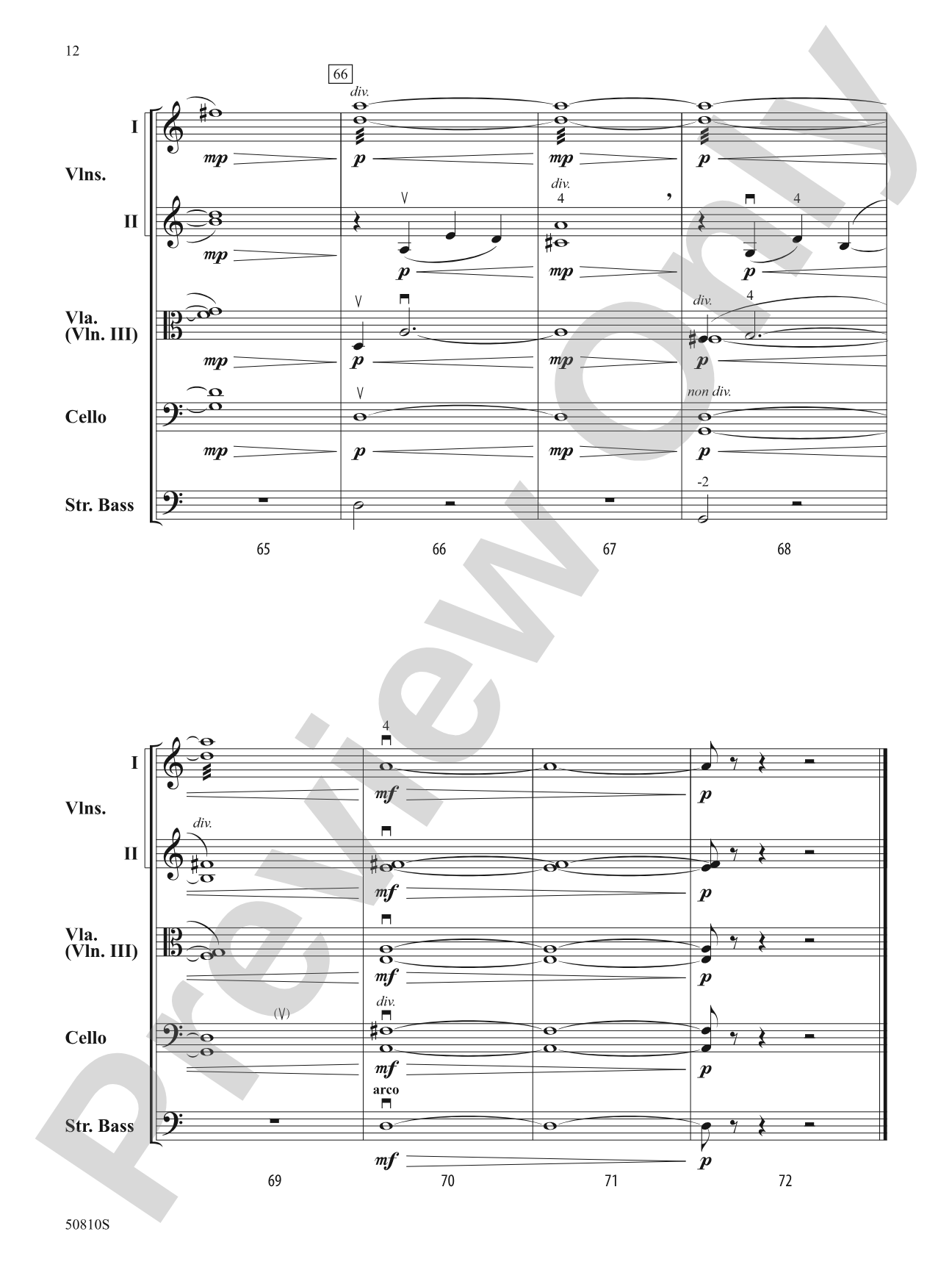 Compassion: String Orchestra Conductor Score & Parts