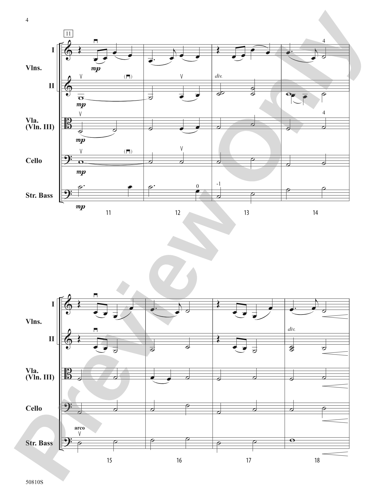 Compassion: String Orchestra Conductor Score & Parts