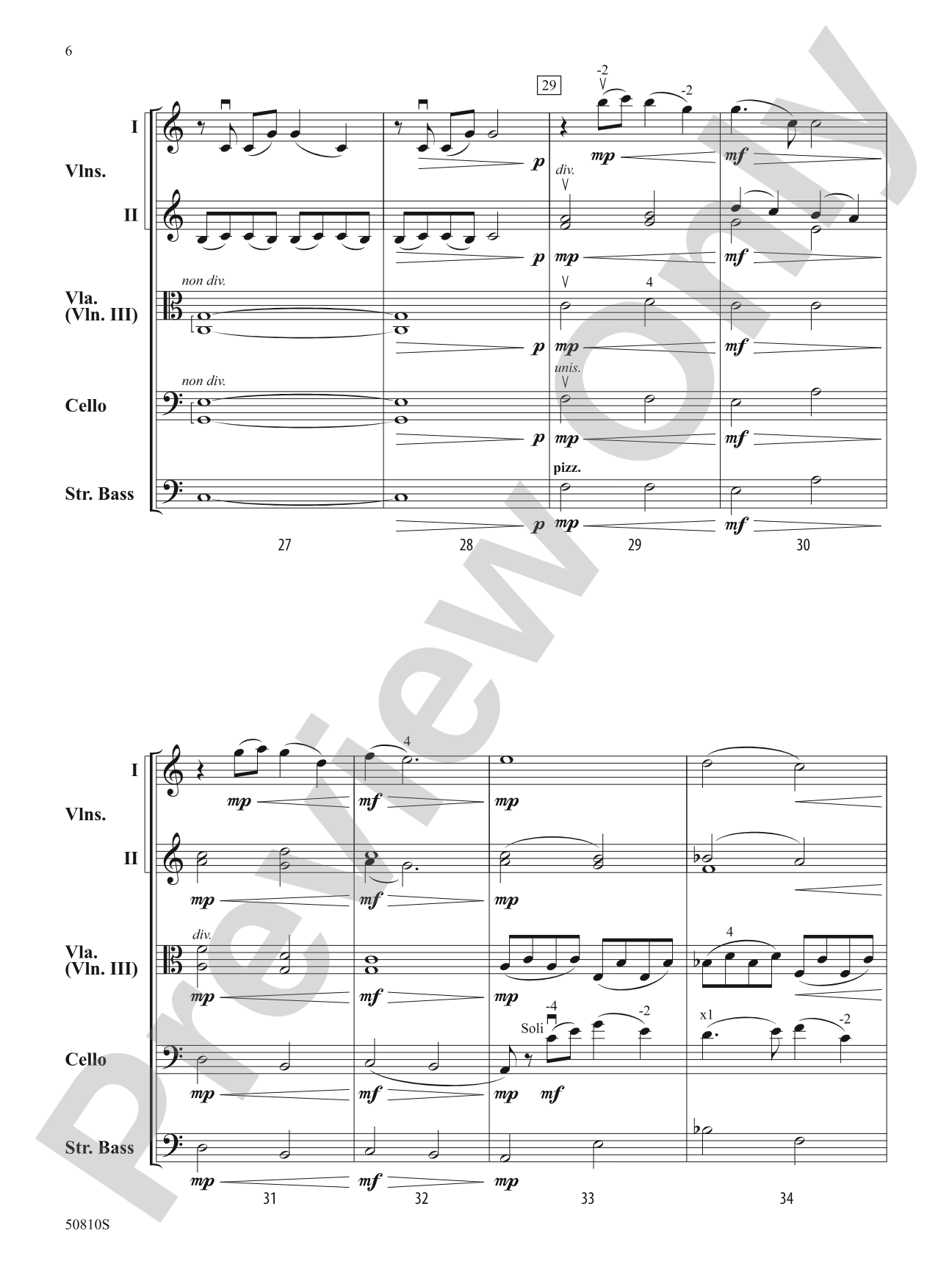 Compassion: String Orchestra Conductor Score & Parts