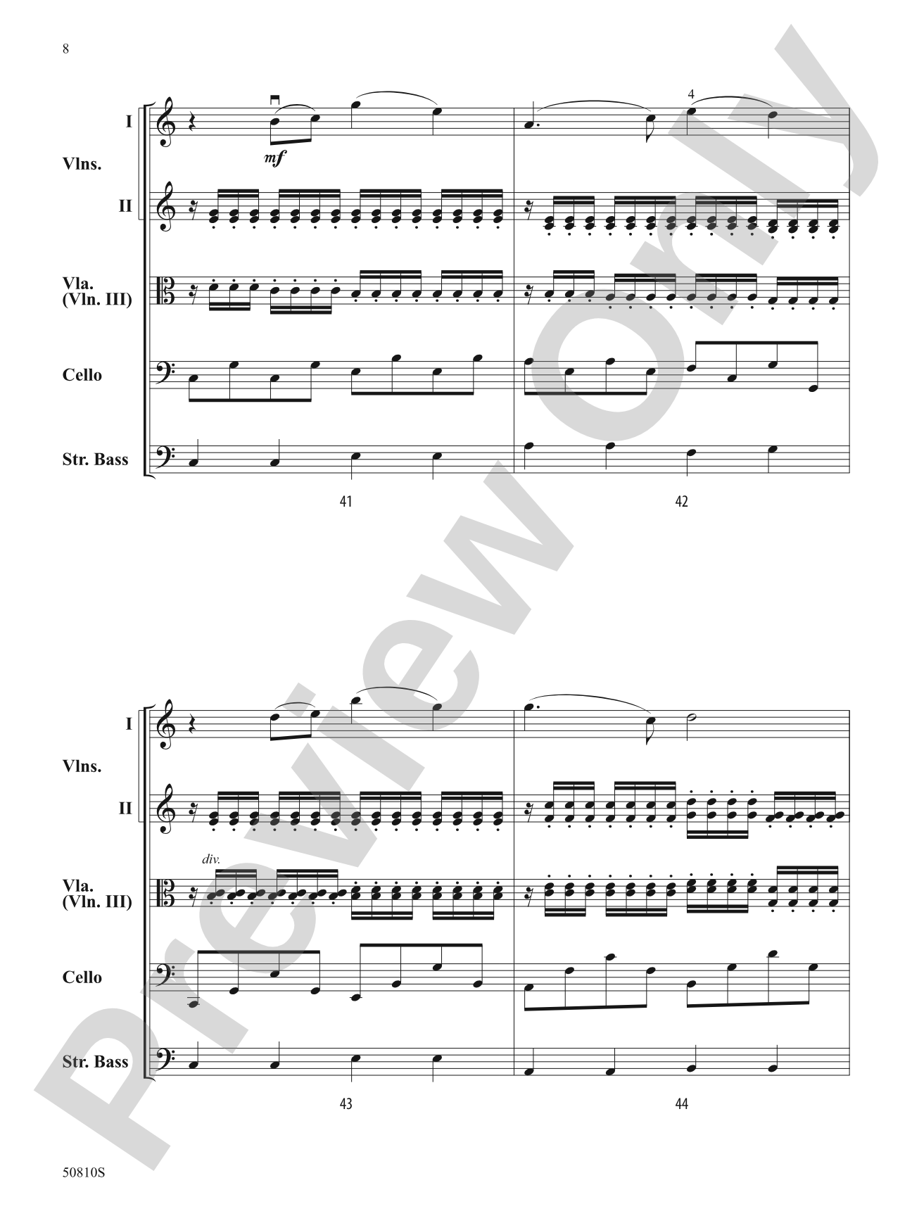 Compassion: String Orchestra Conductor Score & Parts