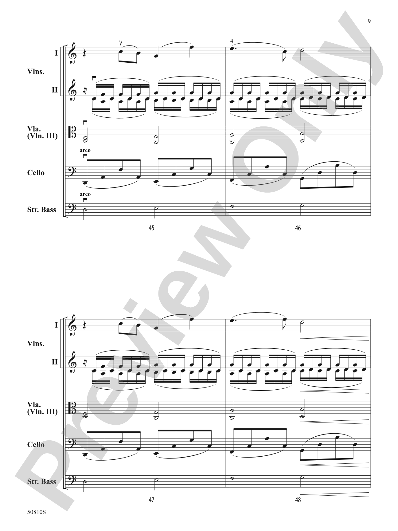 Compassion: String Orchestra Conductor Score & Parts