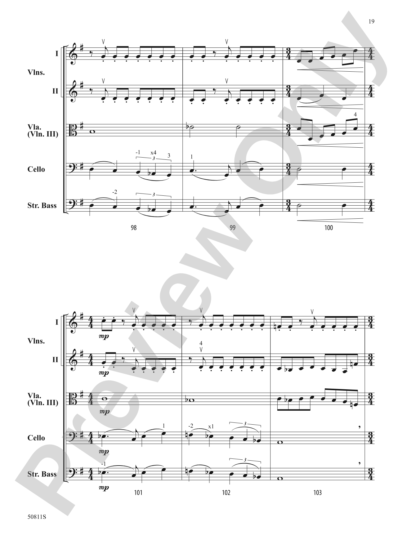 Incredible Voyage: String Orchestra Conductor Score & Parts