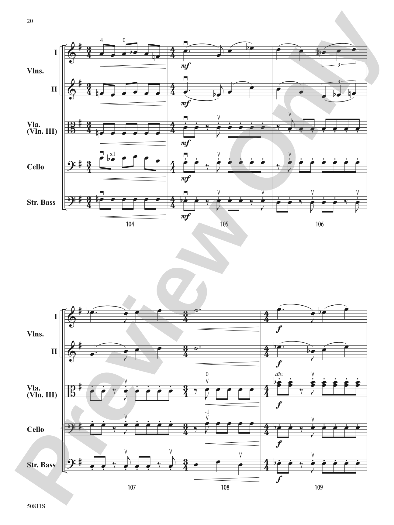 Incredible Voyage: String Orchestra Conductor Score & Parts