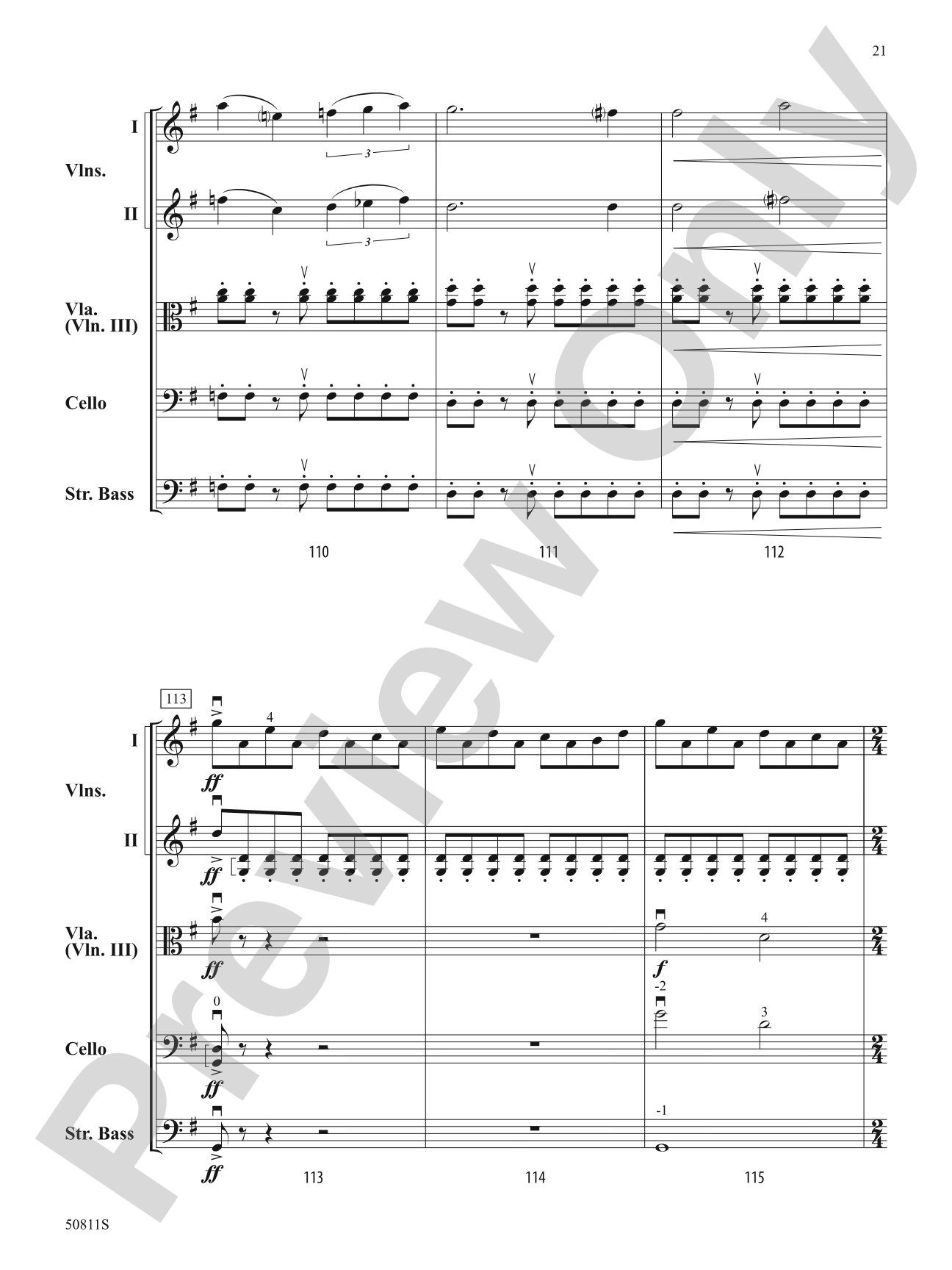 Incredible Voyage: String Orchestra Conductor Score & Parts