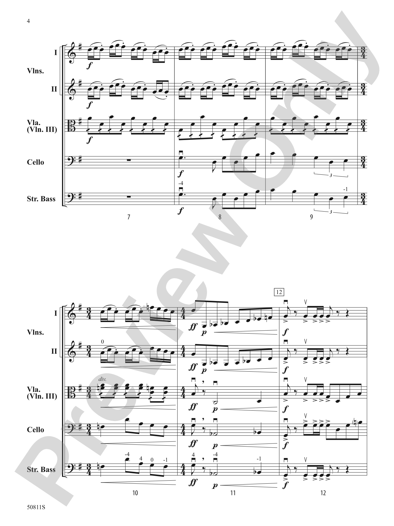 Incredible Voyage: String Orchestra Conductor Score & Parts