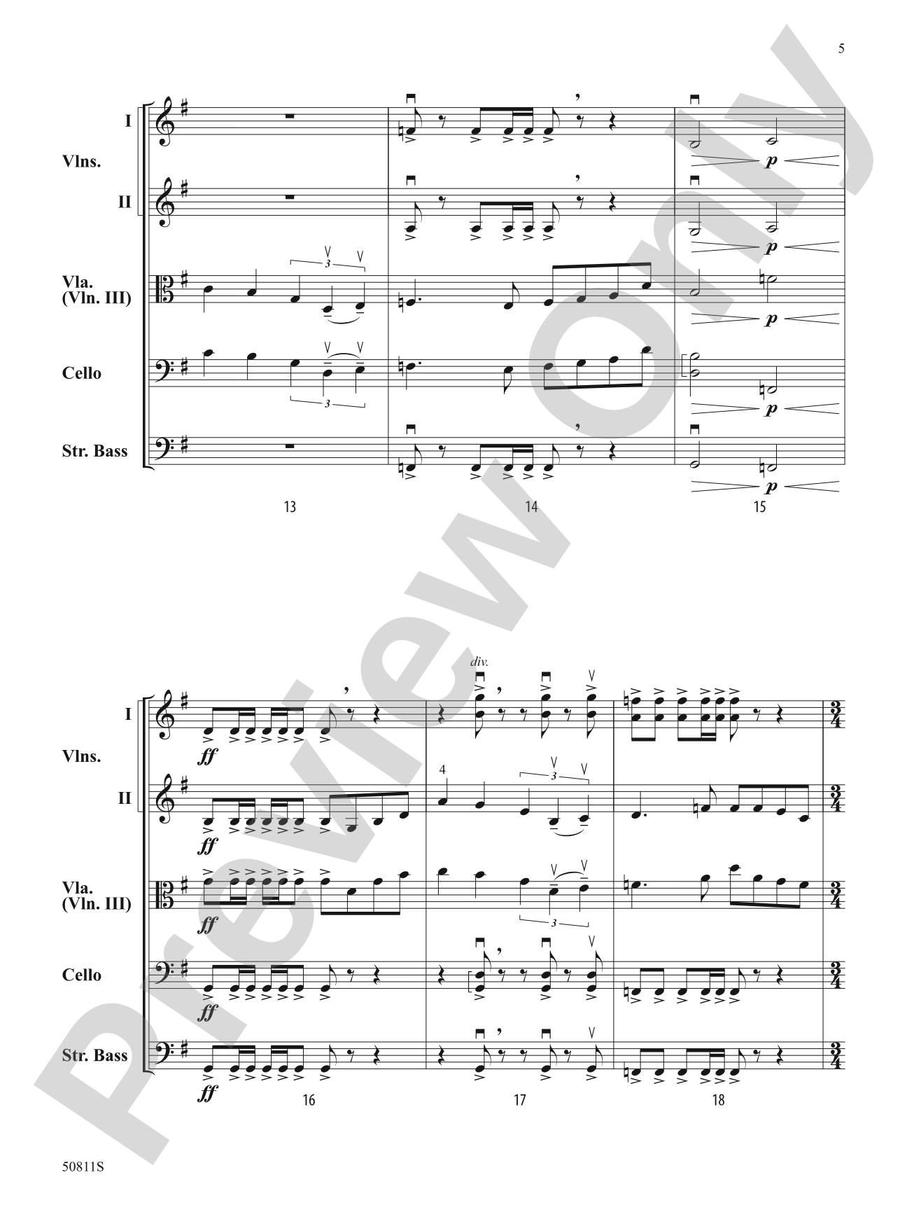 Incredible Voyage: String Orchestra Conductor Score & Parts