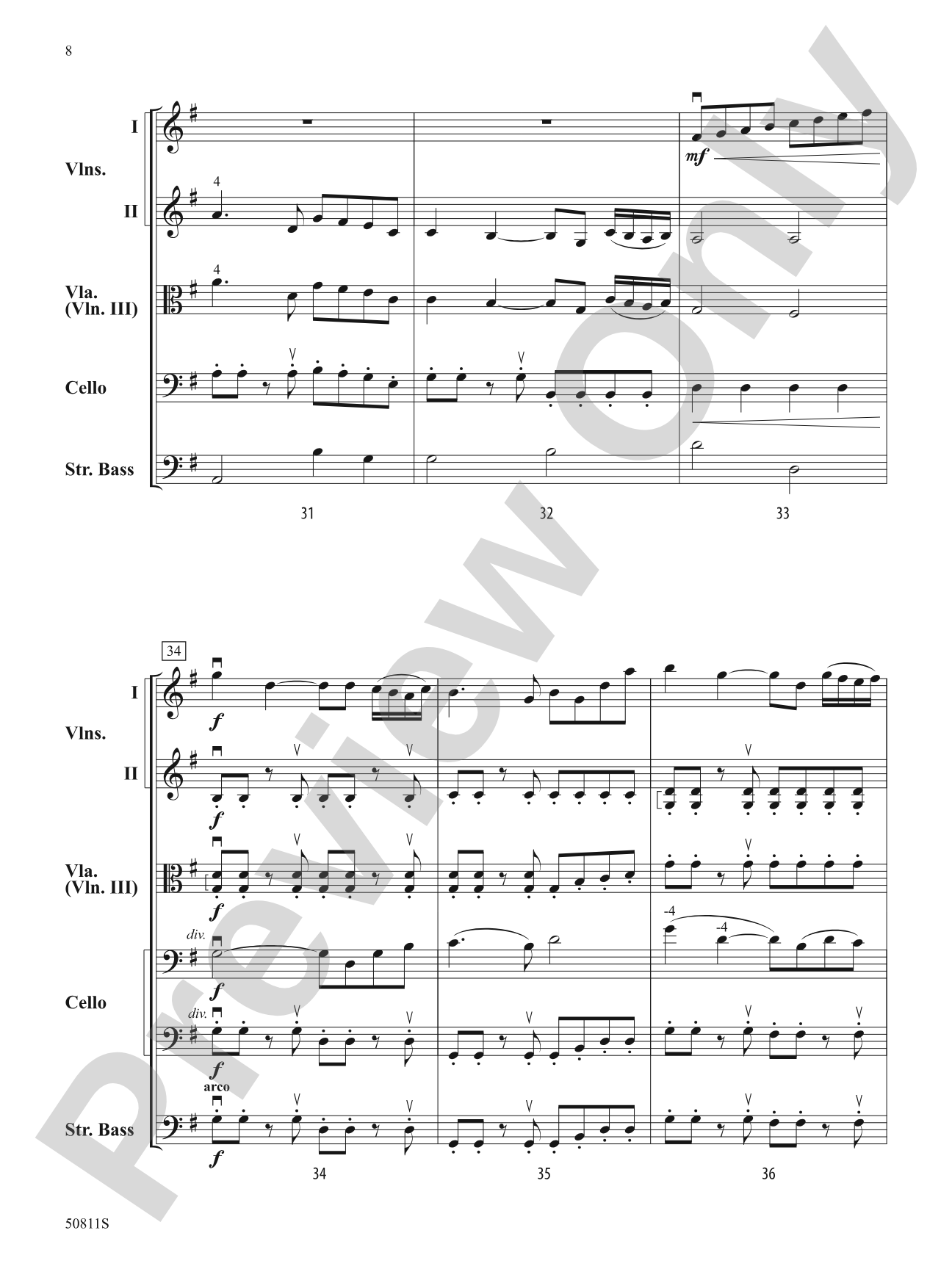 Incredible Voyage: String Orchestra Conductor Score & Parts