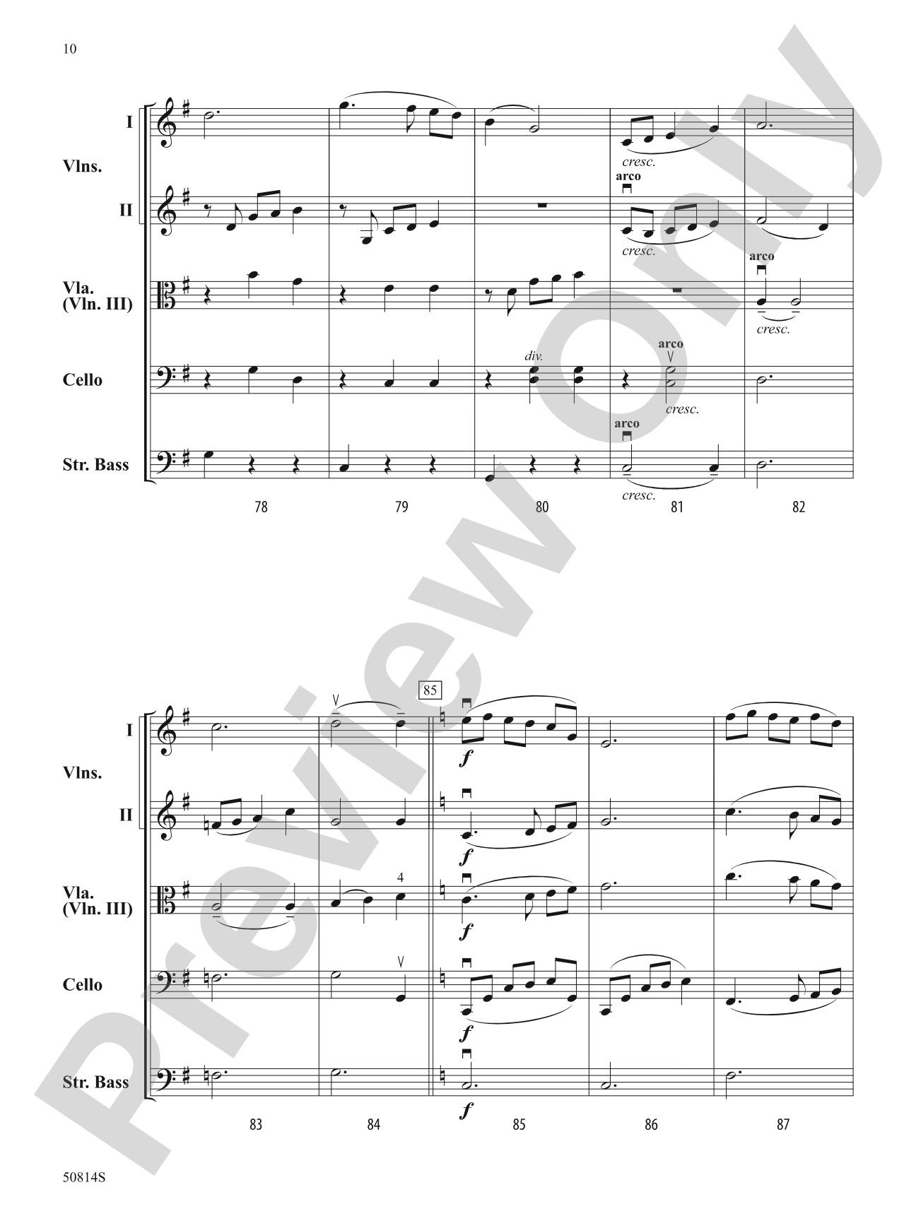 River Valley Waltz: String Orchestra Conductor Score & Parts