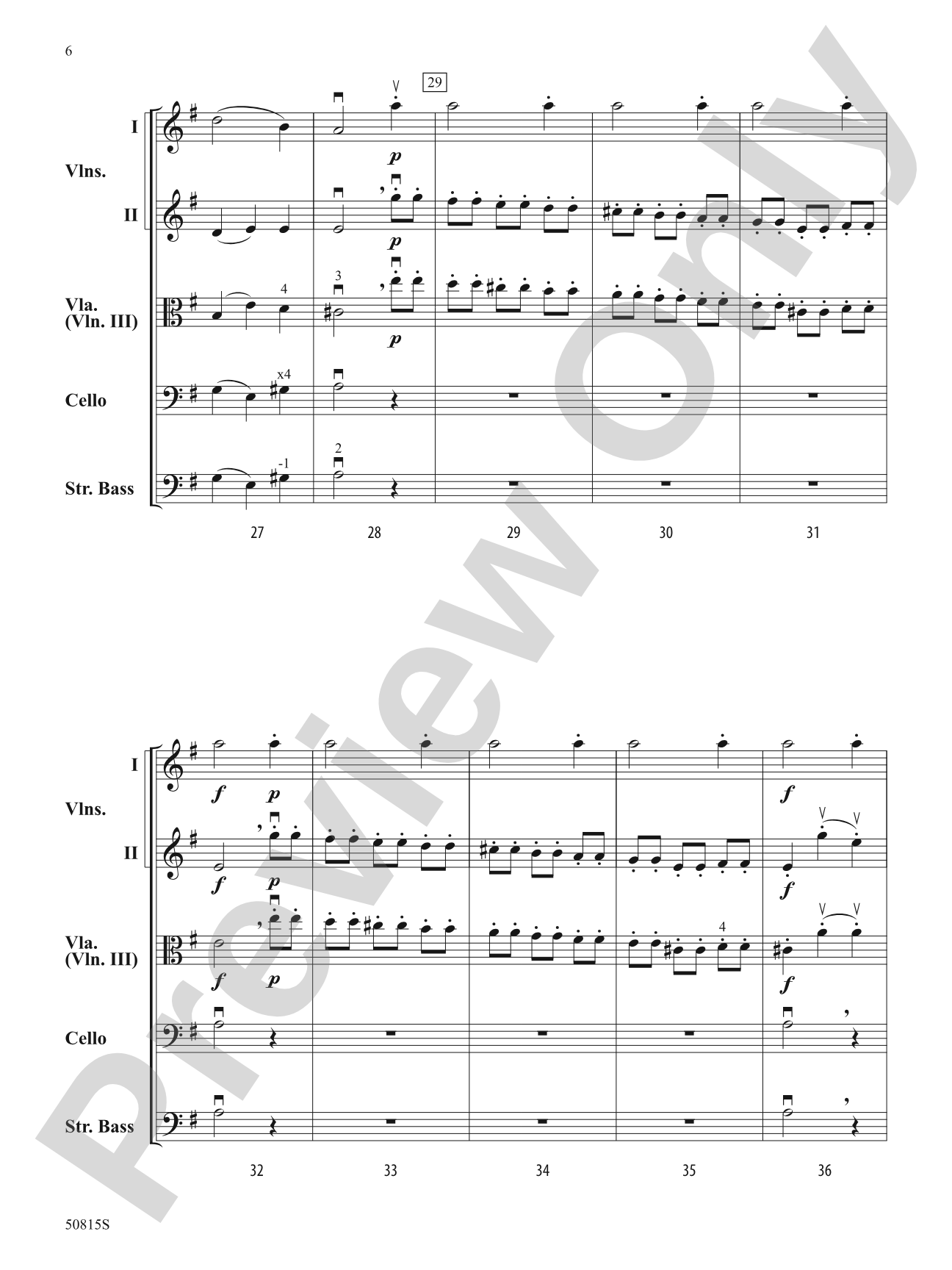 Presto: String Orchestra Conductor Score & Parts