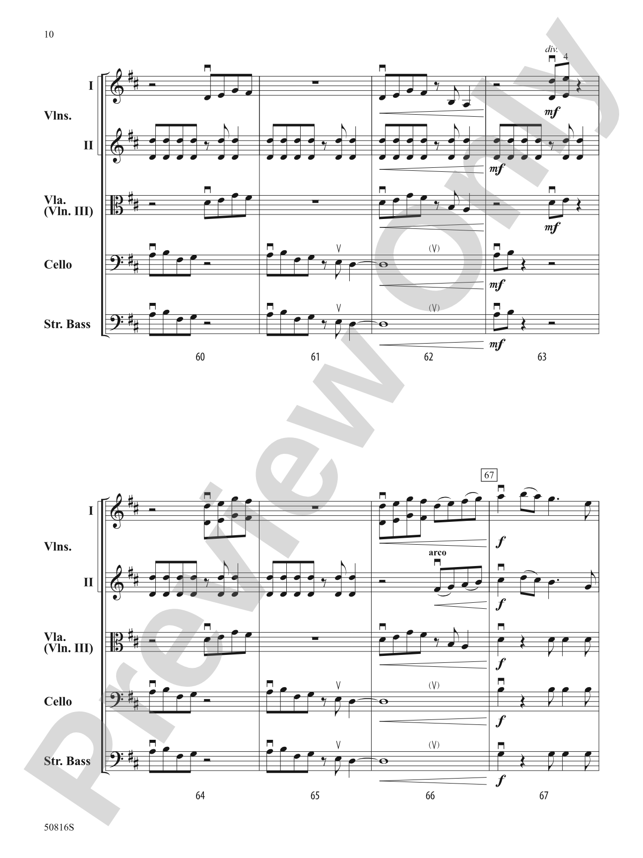 The Courage Within: Score