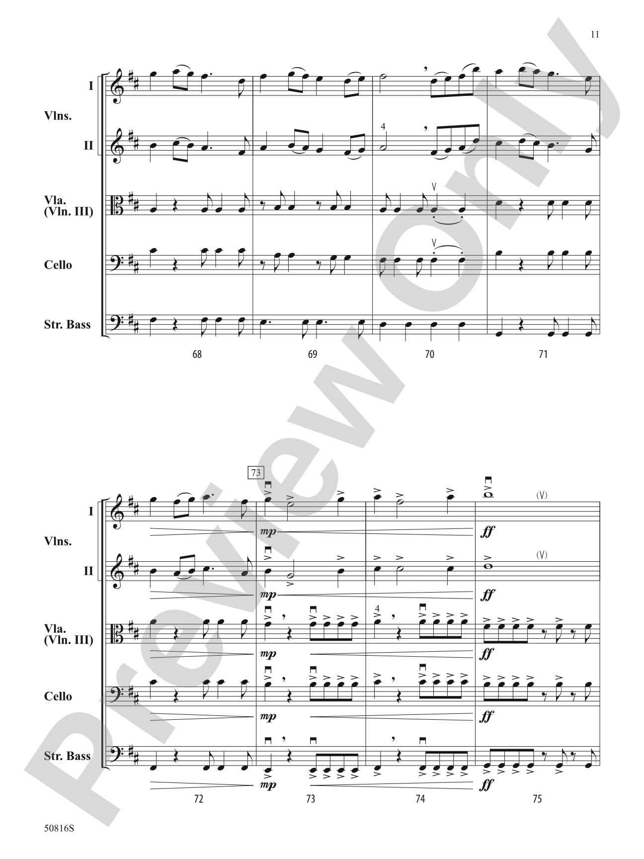 The Courage Within: Score