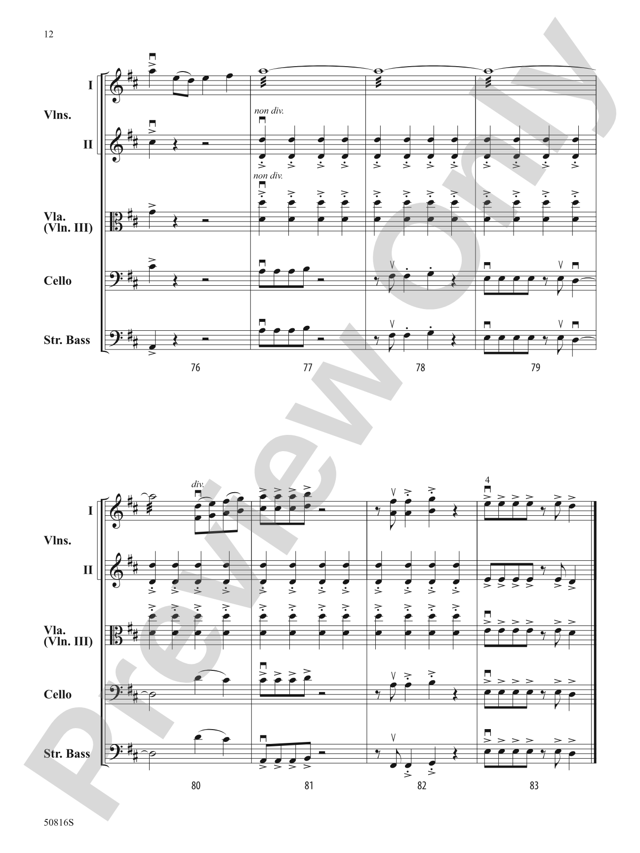 The Courage Within: Score