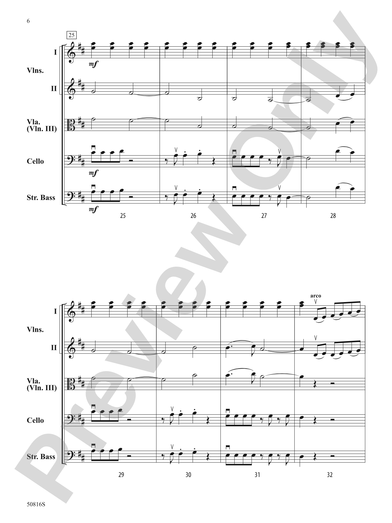 The Courage Within: Score