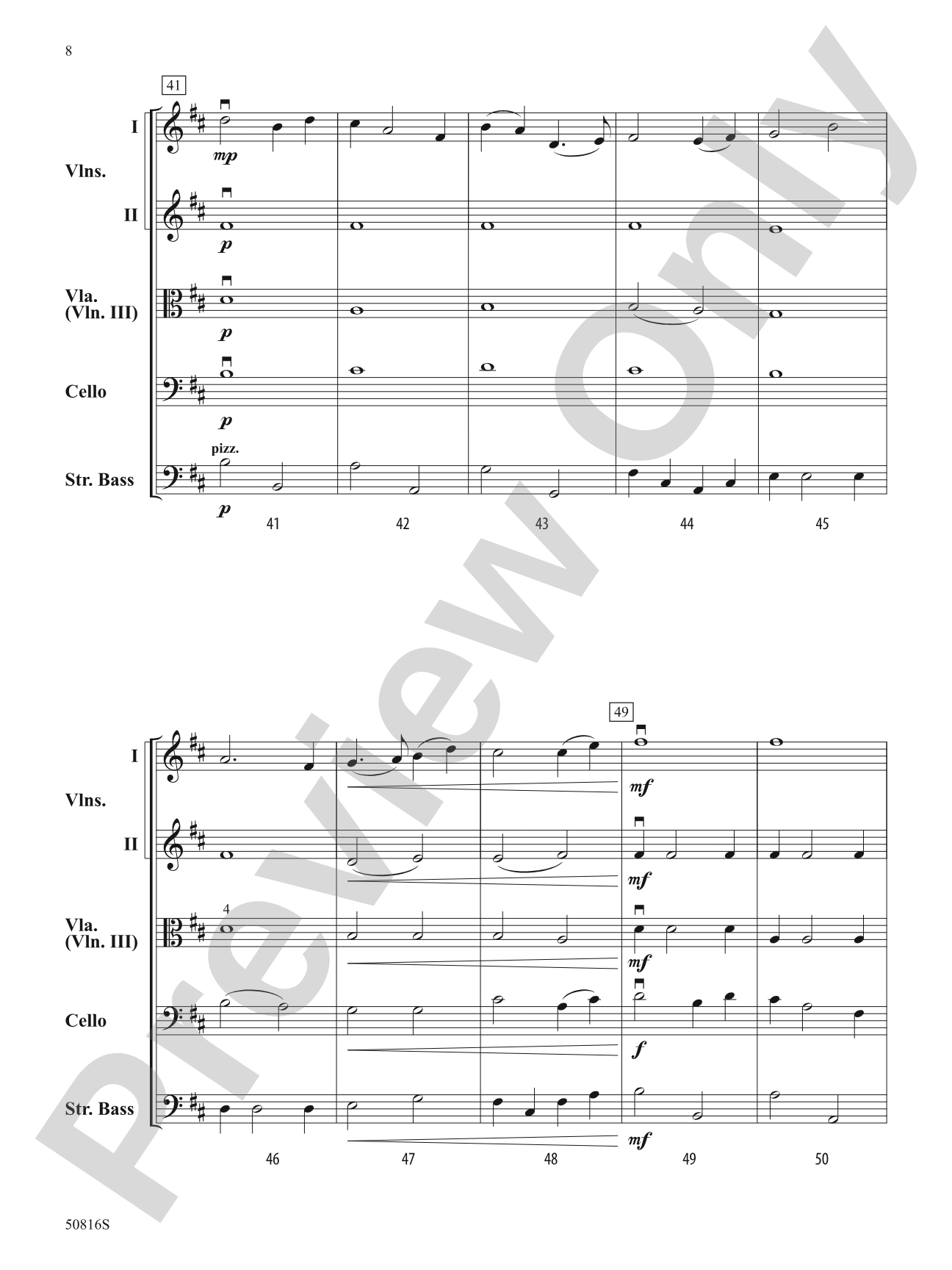 The Courage Within: Score