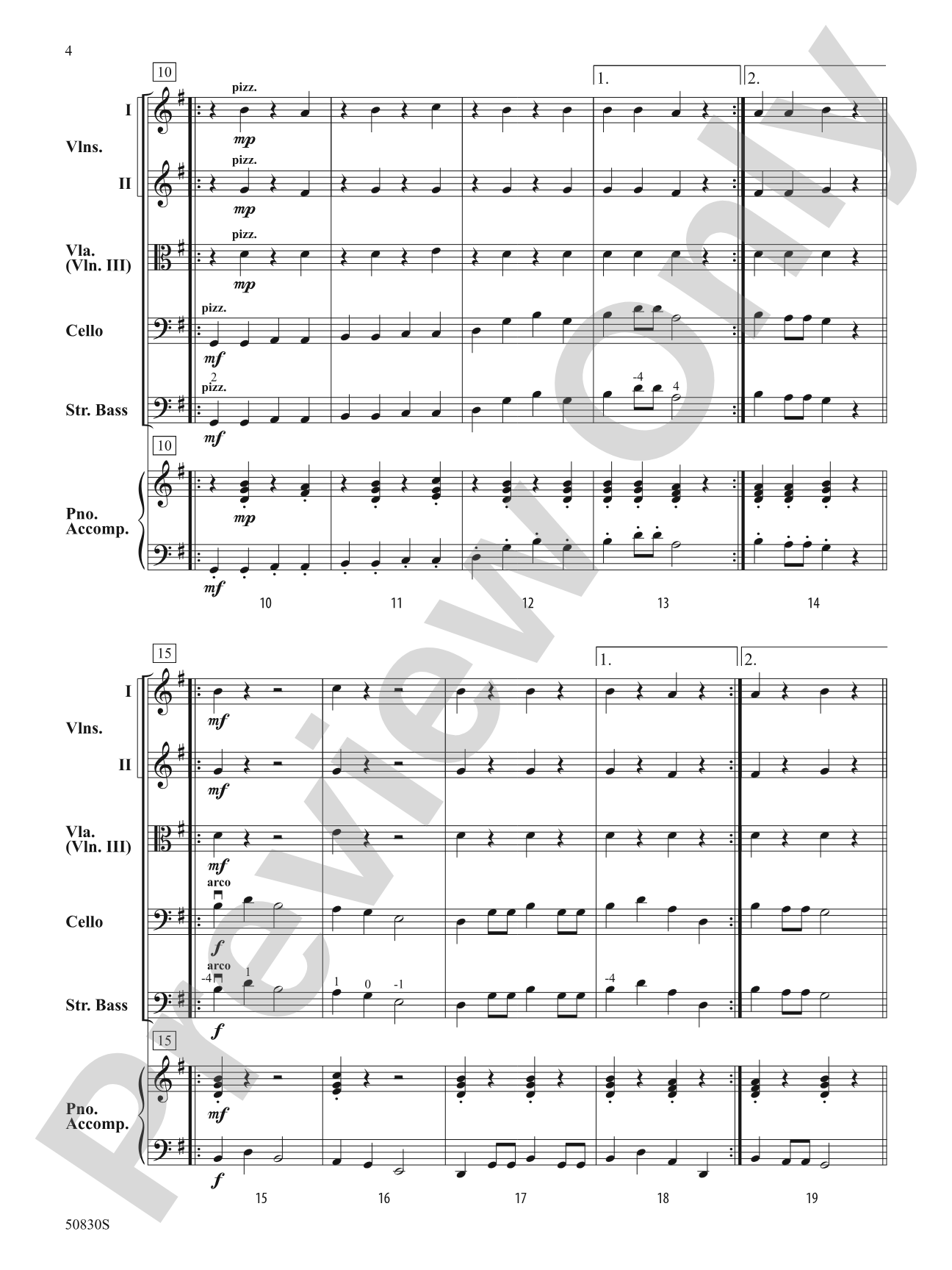 Spotted Pony: String Orchestra Conductor Score & Parts