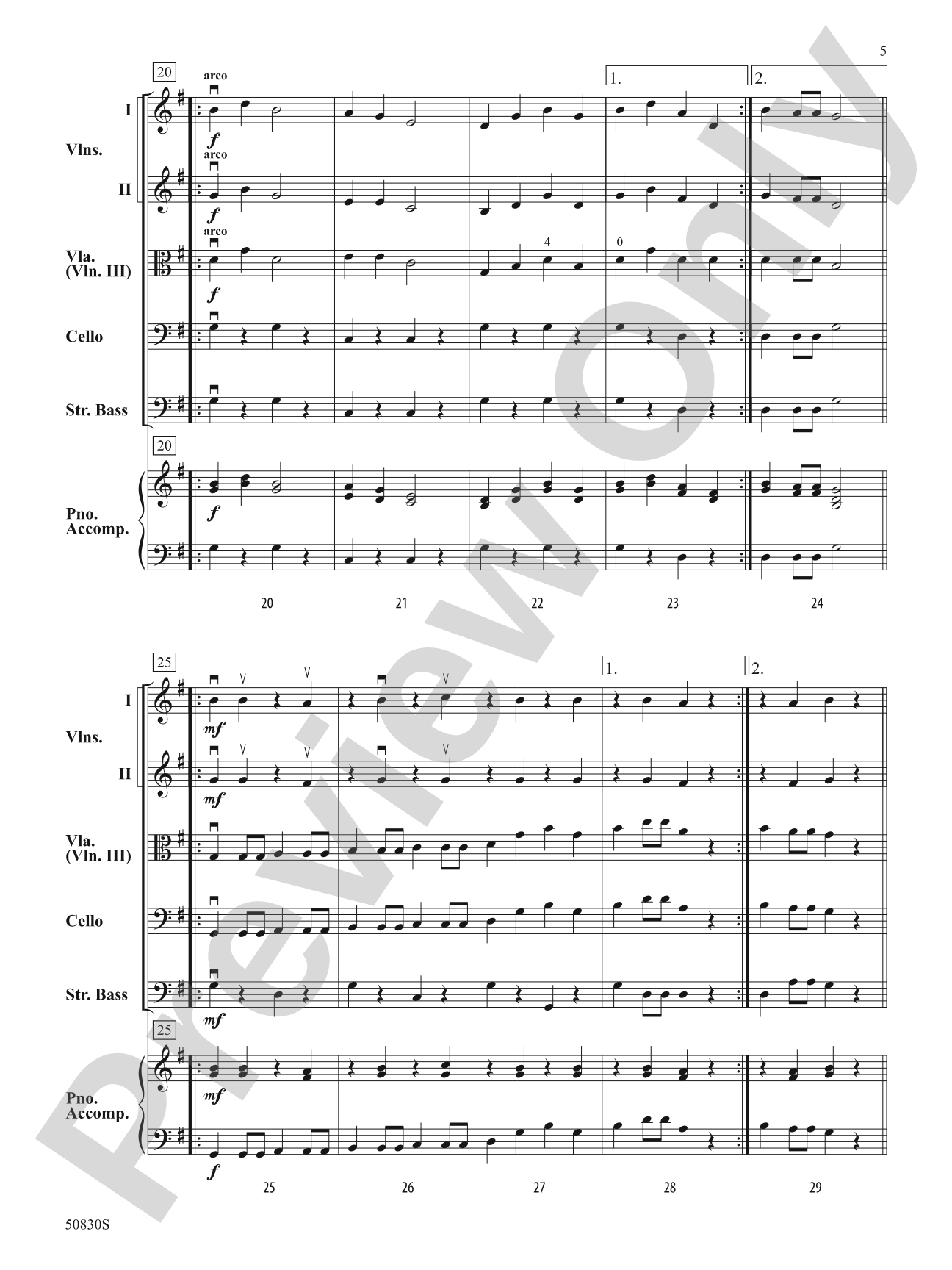 Spotted Pony: String Orchestra Conductor Score & Parts