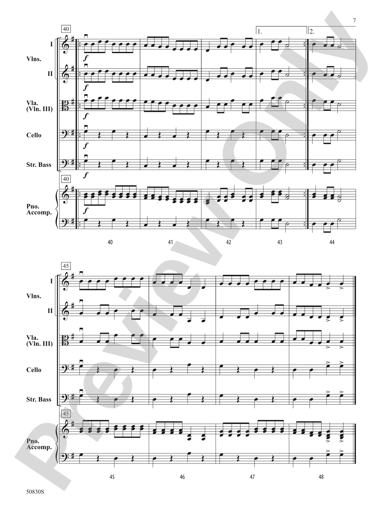Spotted Pony: String Orchestra Conductor Score & Parts