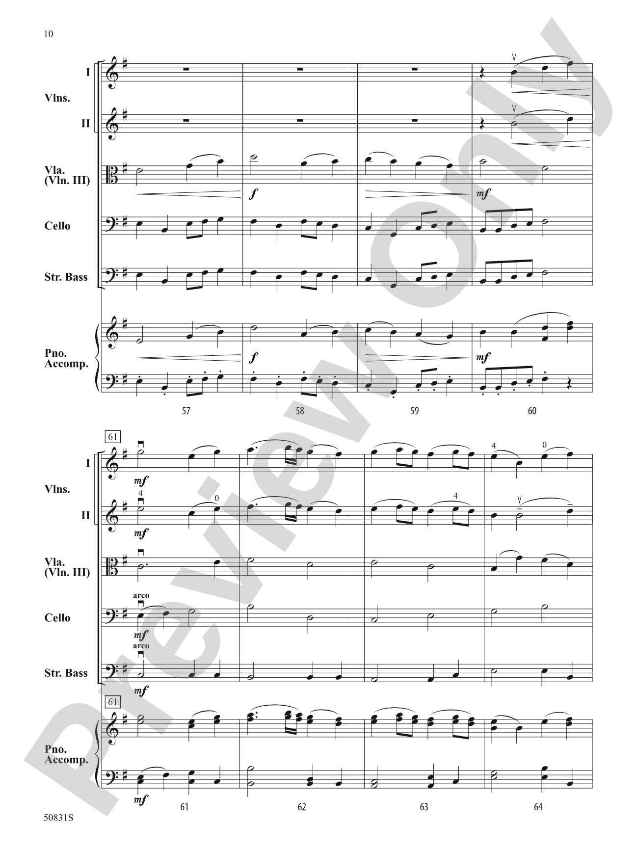 Fury: Flexible String Ensemble Score & Parts