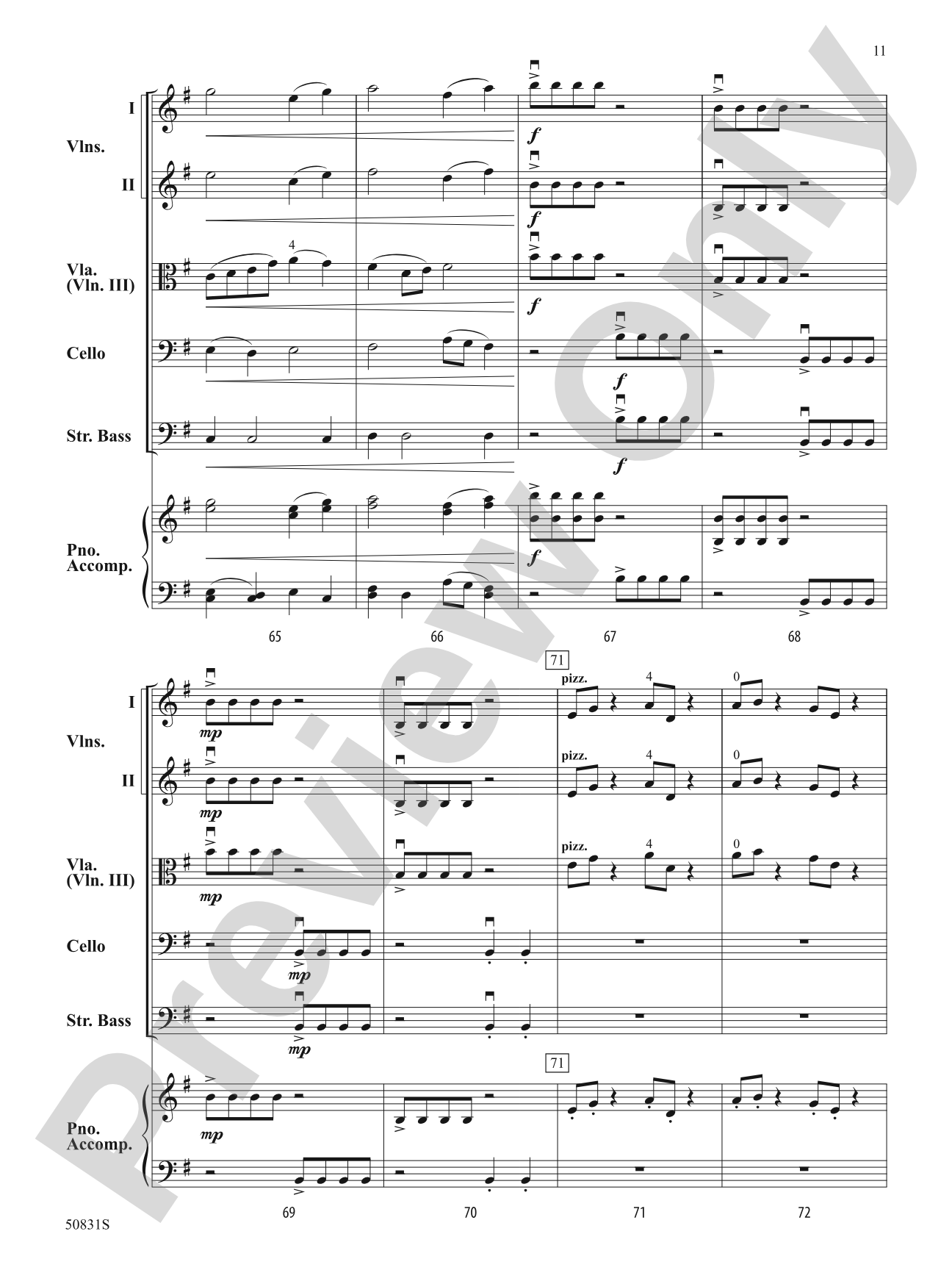 Fury: Flexible String Ensemble Score & Parts
