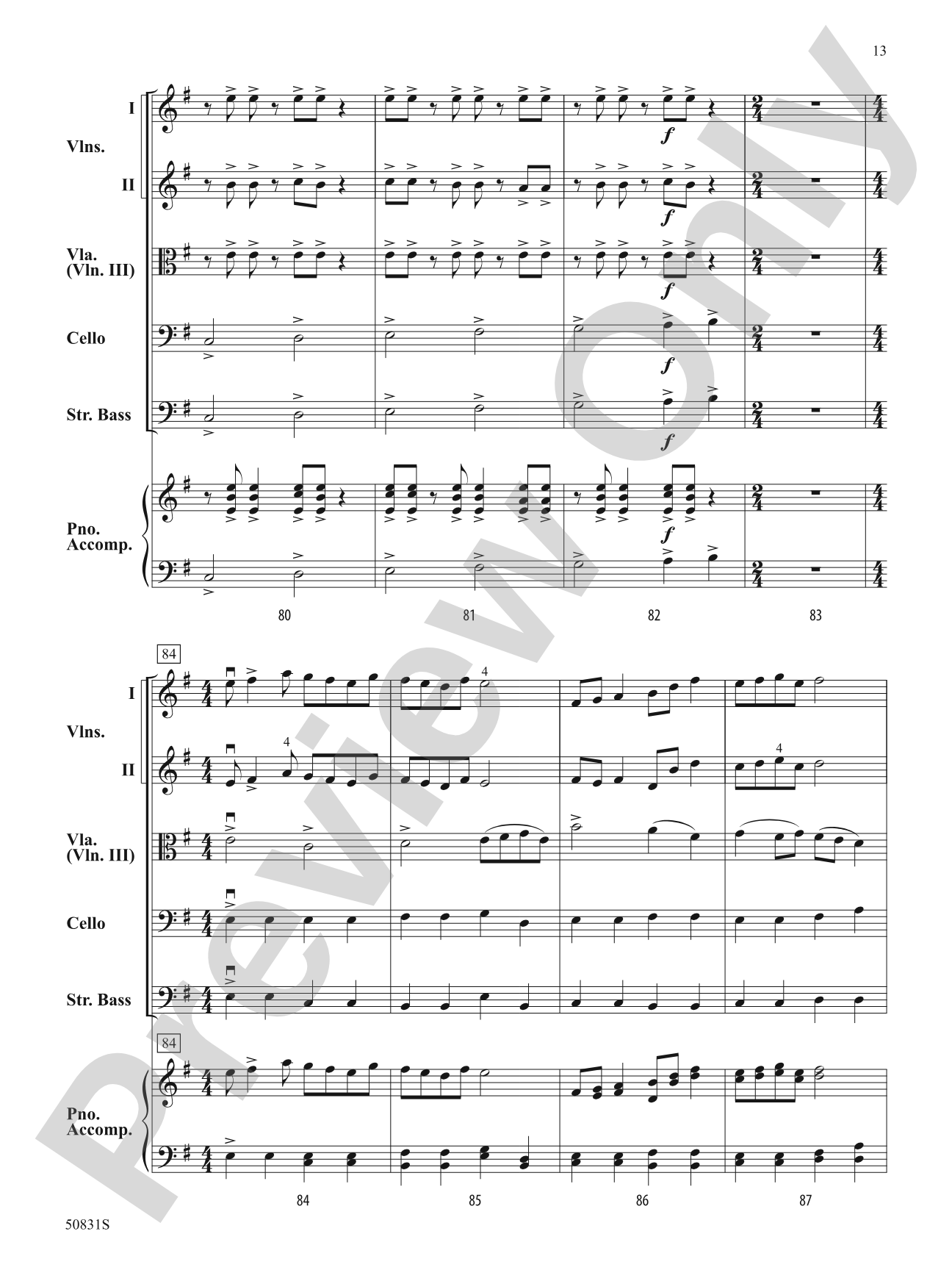 Fury: Flexible String Ensemble Score & Parts