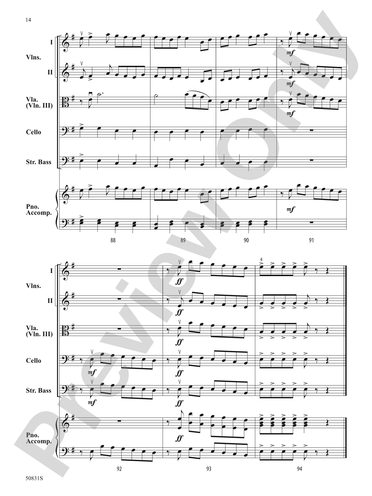 Fury: Flexible String Ensemble Score & Parts