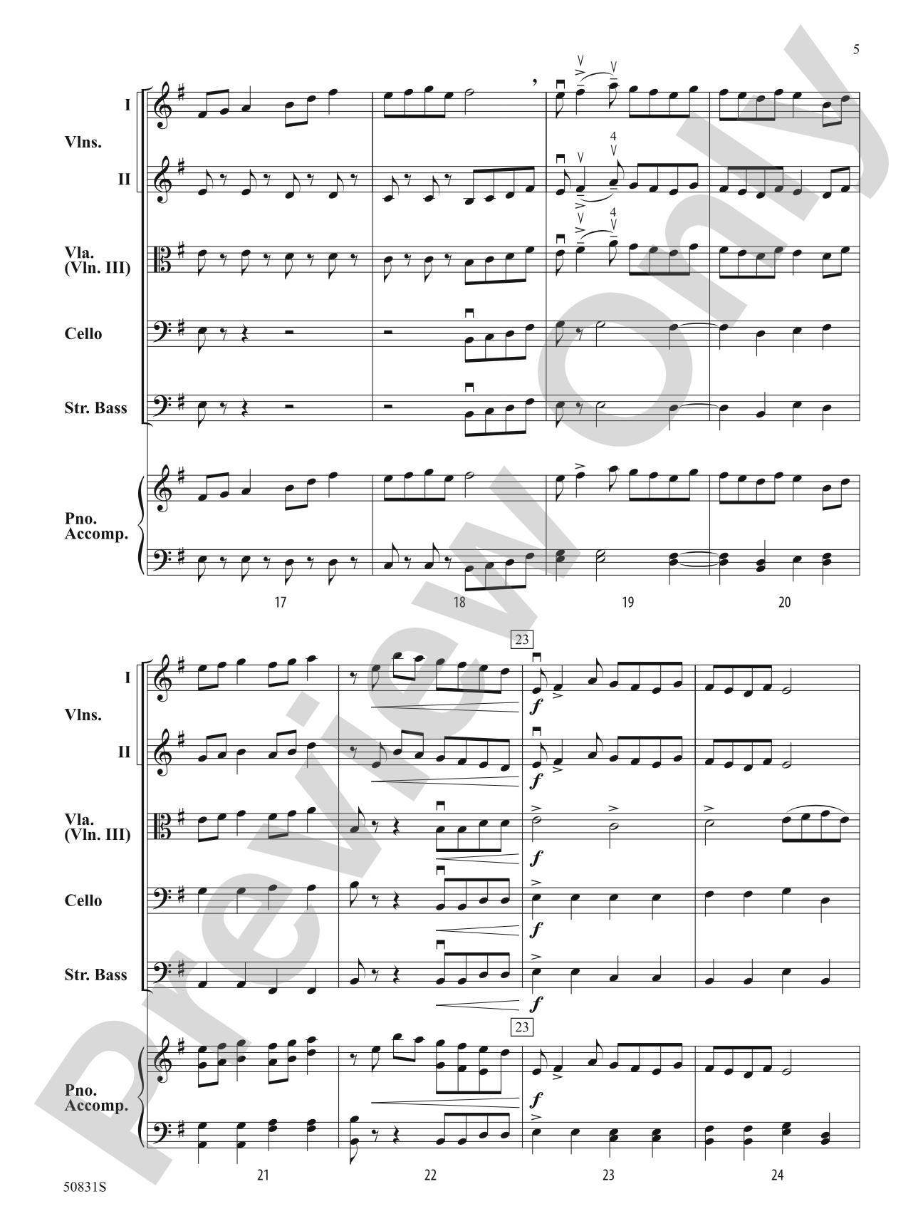 Fury: Flexible String Ensemble Score & Parts