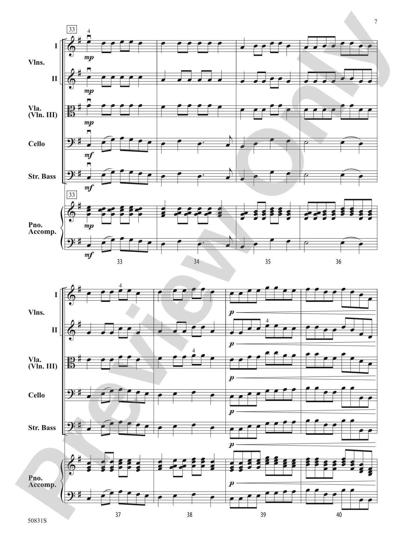 Fury: Flexible String Ensemble Score & Parts