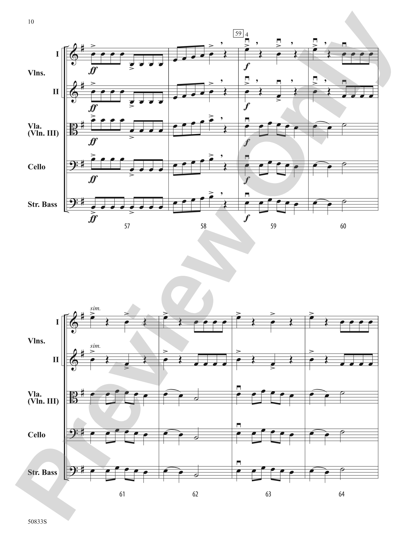 Rustic Warriors: String Orchestra Conductor Score & Parts