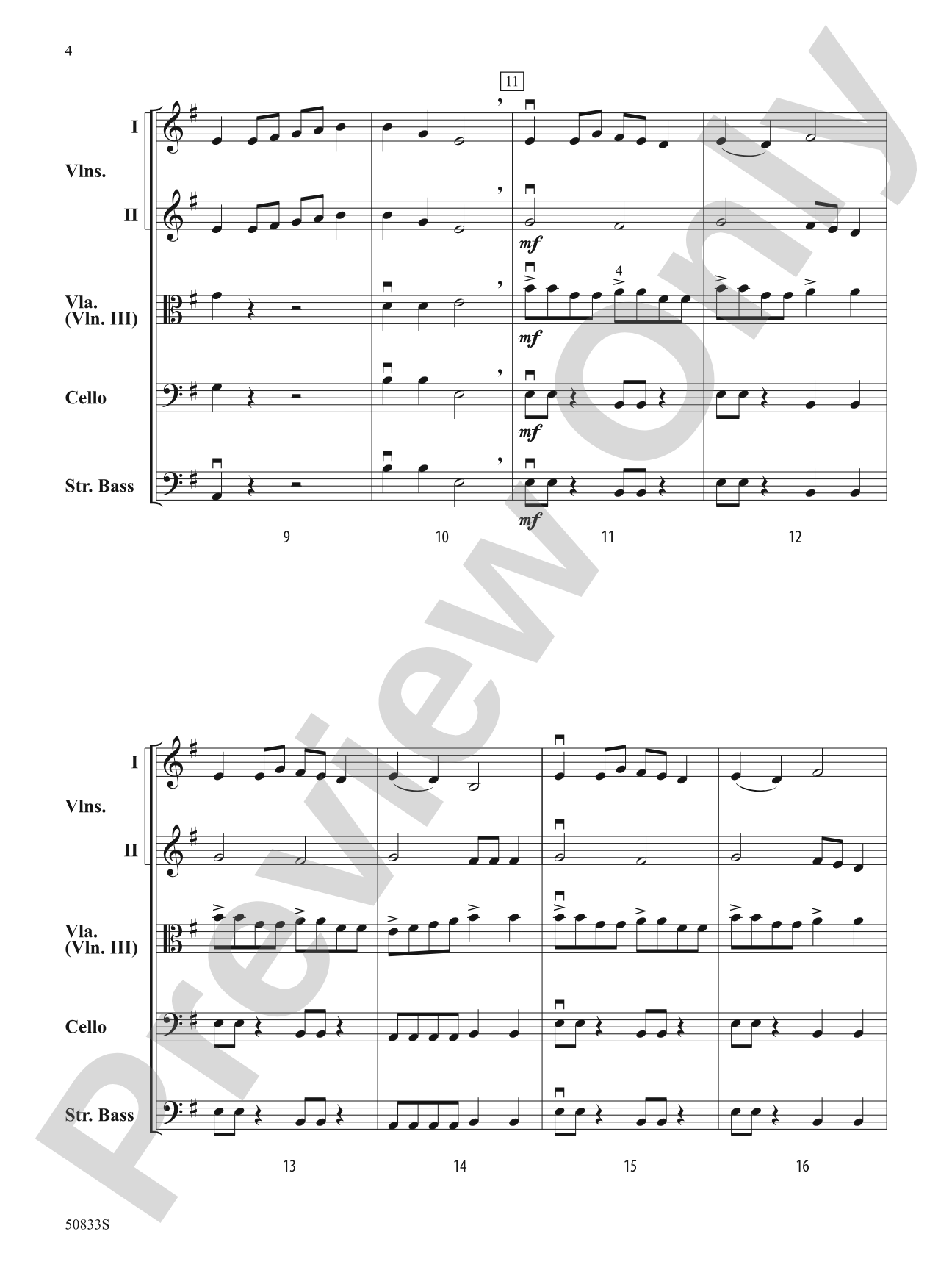 Rustic Warriors: String Orchestra Conductor Score & Parts