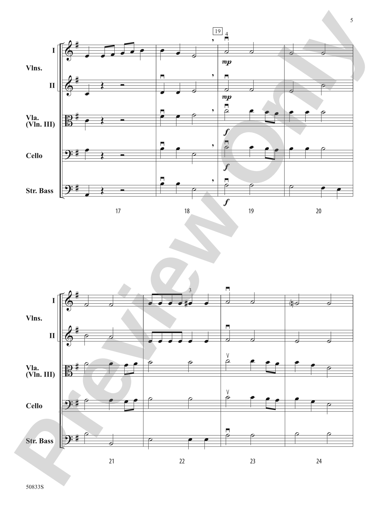 Rustic Warriors: String Orchestra Conductor Score & Parts