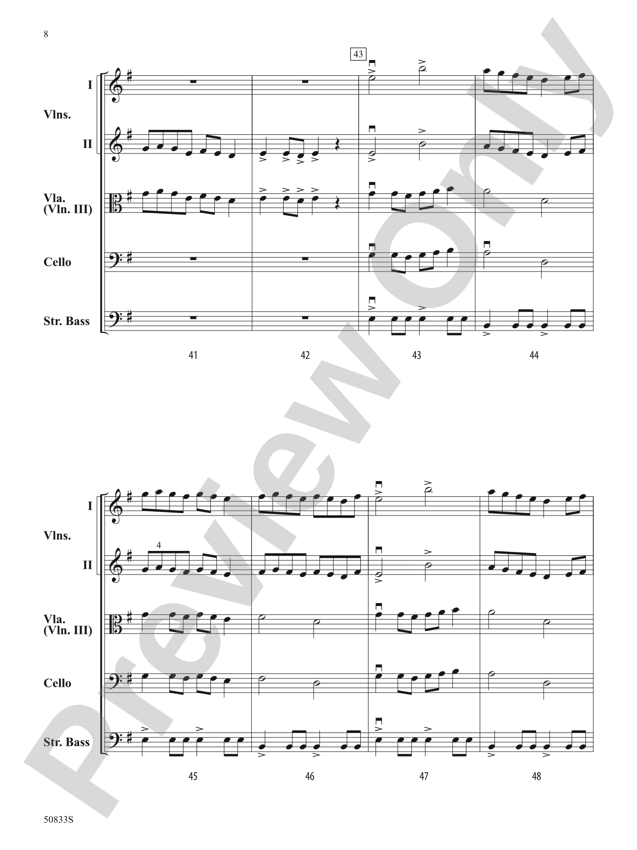 Rustic Warriors: String Orchestra Conductor Score & Parts