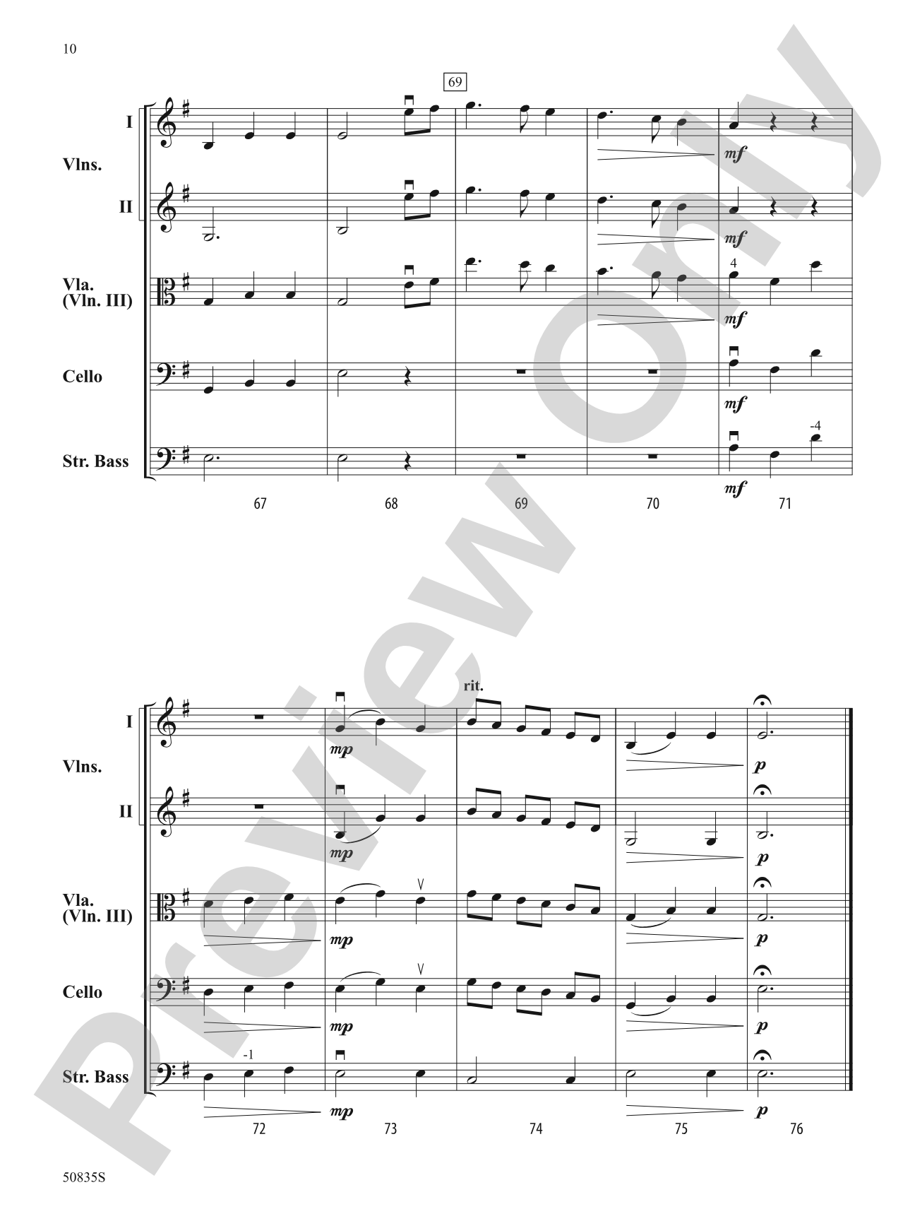Captain O'Kane's Lament: String Orchestra Conductor Score & Parts