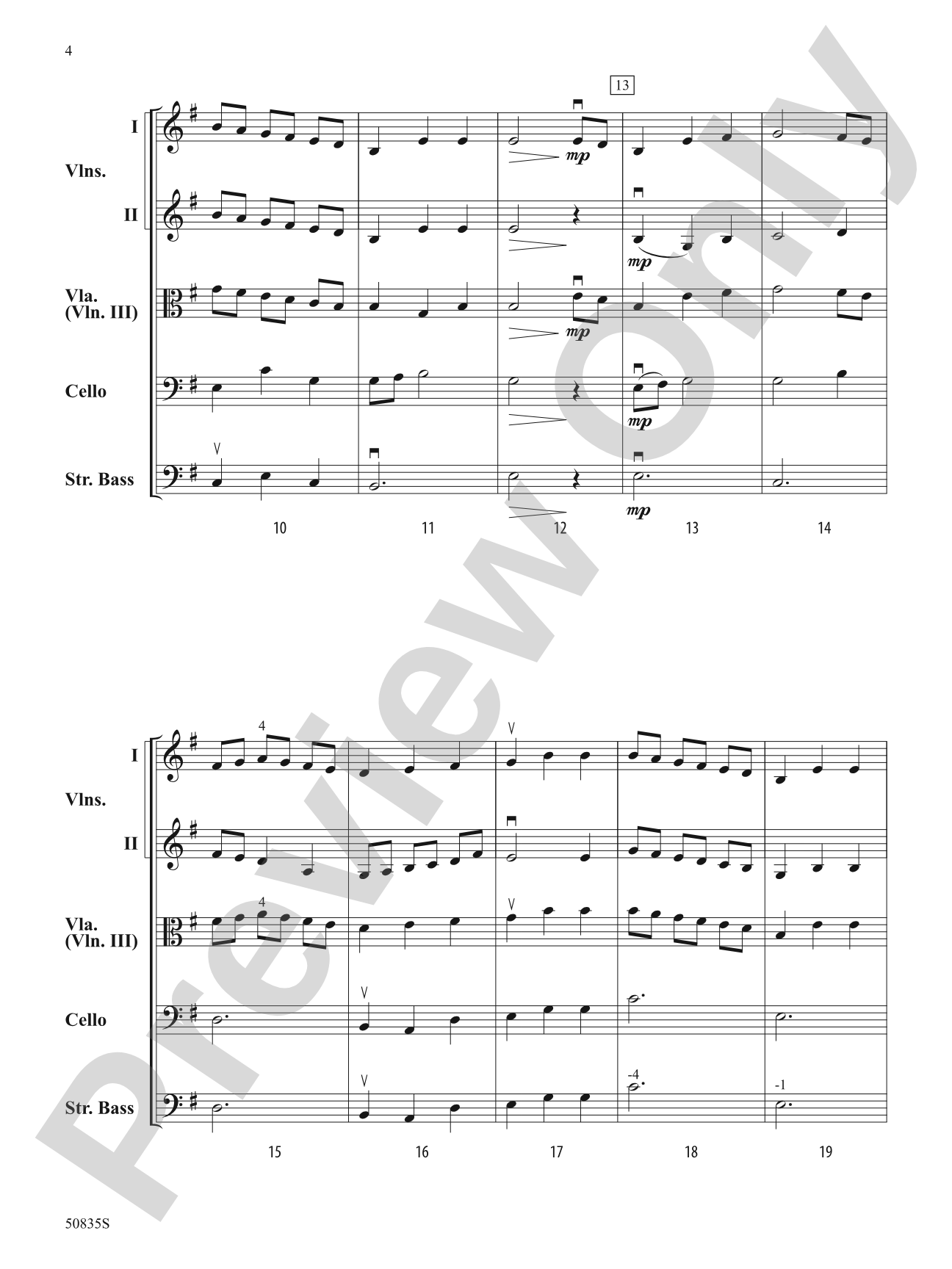 Captain O'Kane's Lament: String Orchestra Conductor Score & Parts