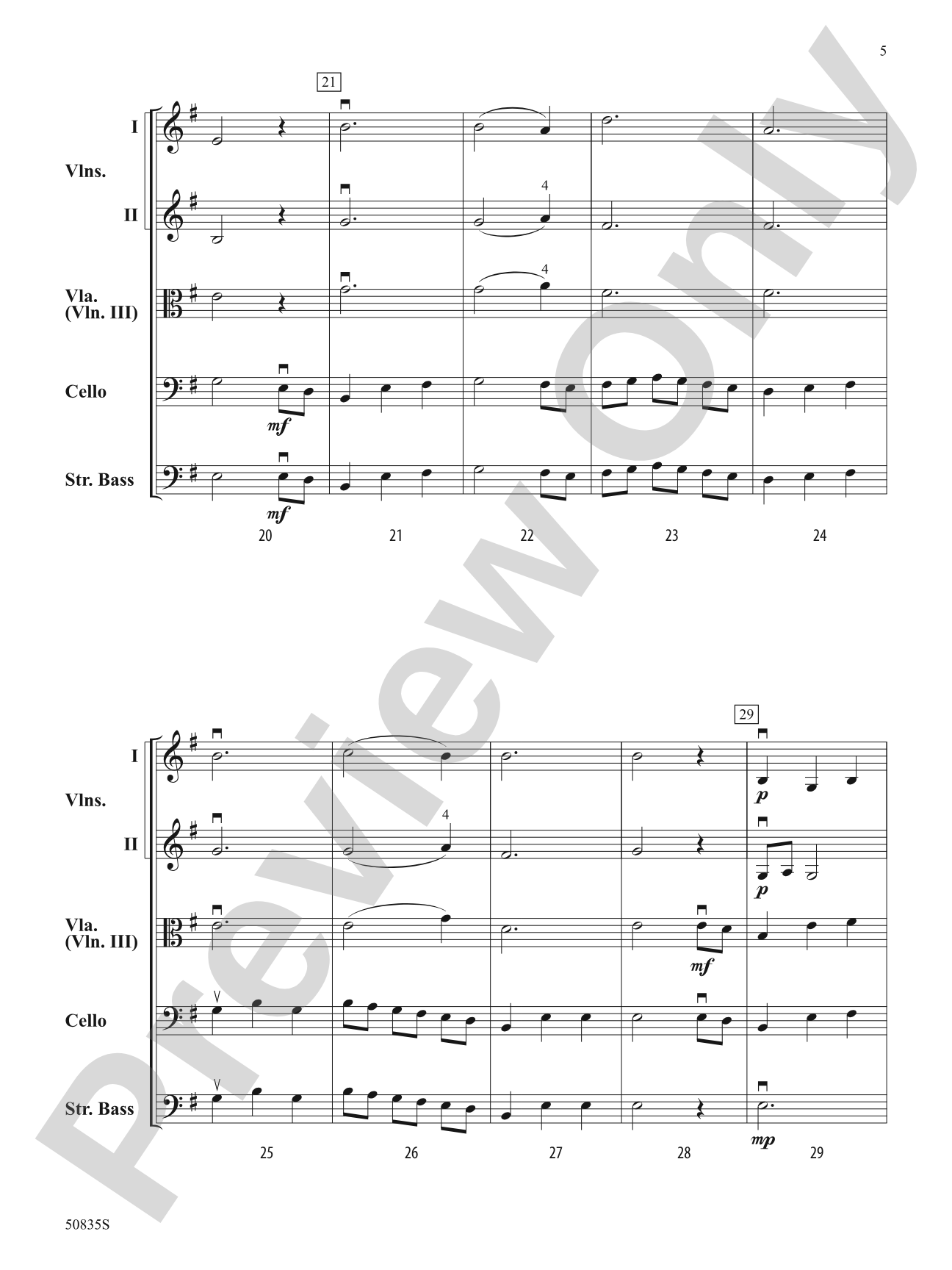 Captain O'Kane's Lament: String Orchestra Conductor Score & Parts