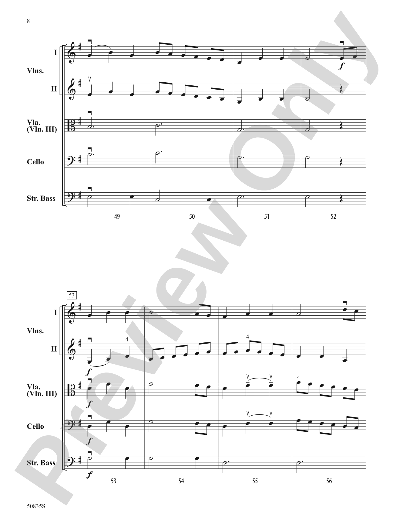Captain O'Kane's Lament: String Orchestra Conductor Score & Parts