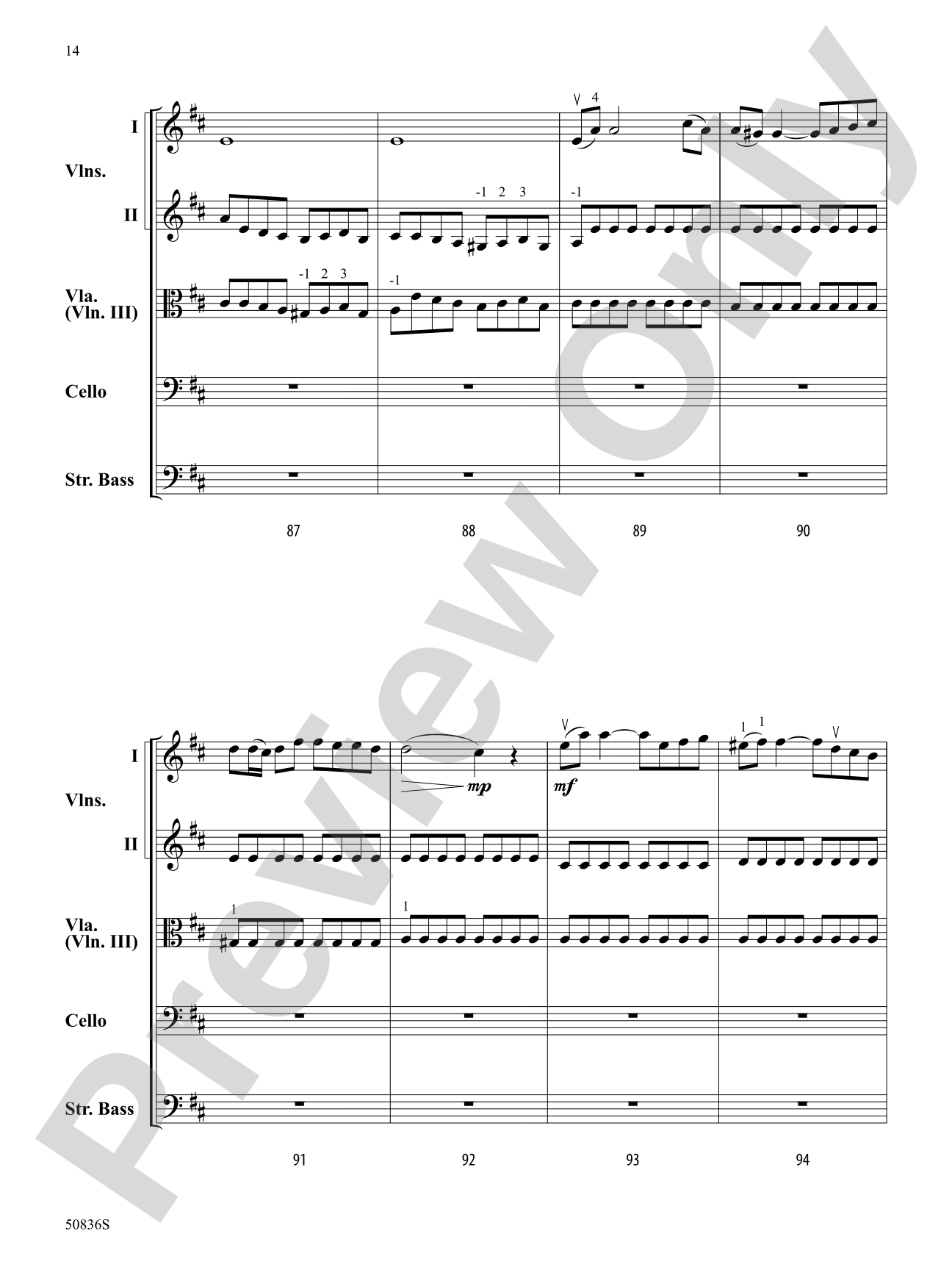 Symphony Concertante No. 1: String Orchestra Conductor Score & Parts