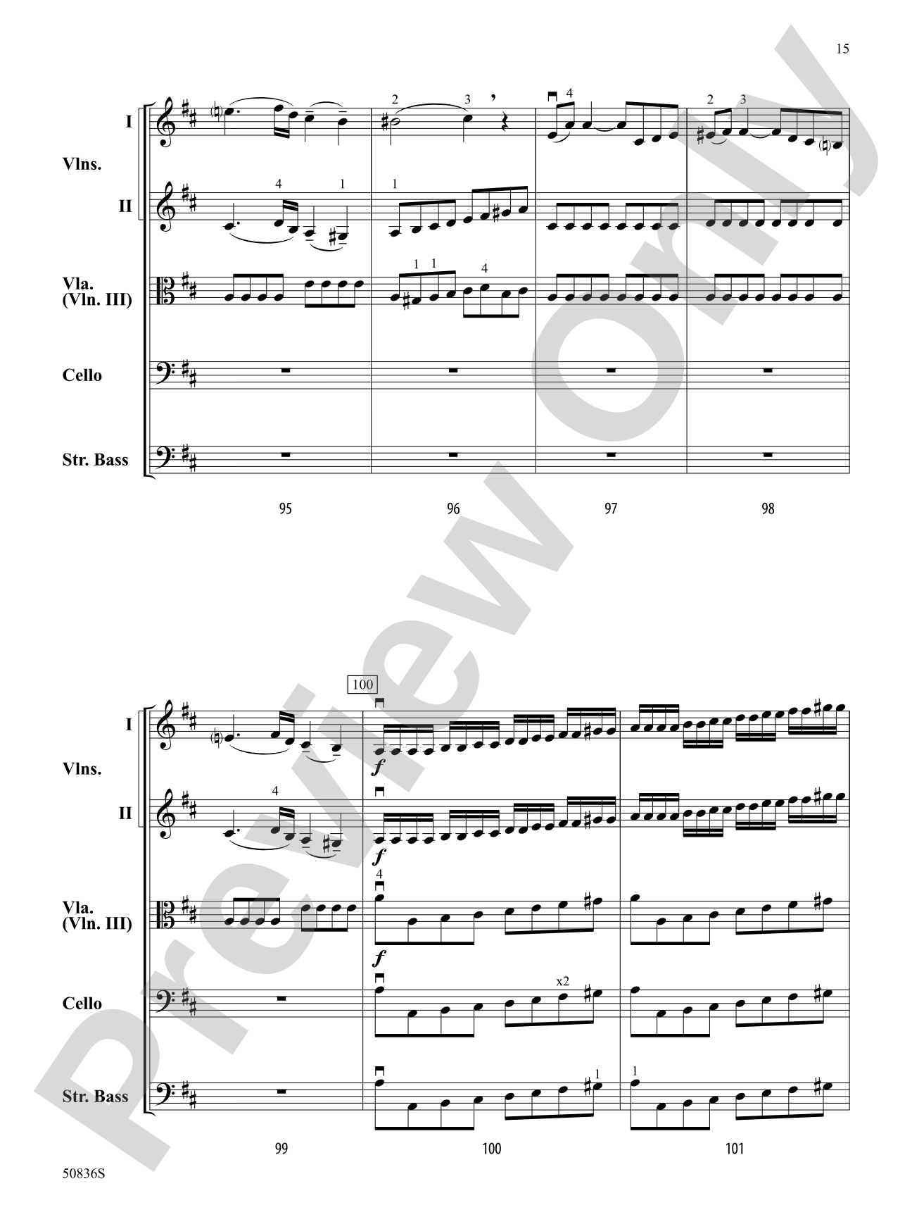 Symphony Concertante No. 1: String Orchestra Conductor Score & Parts