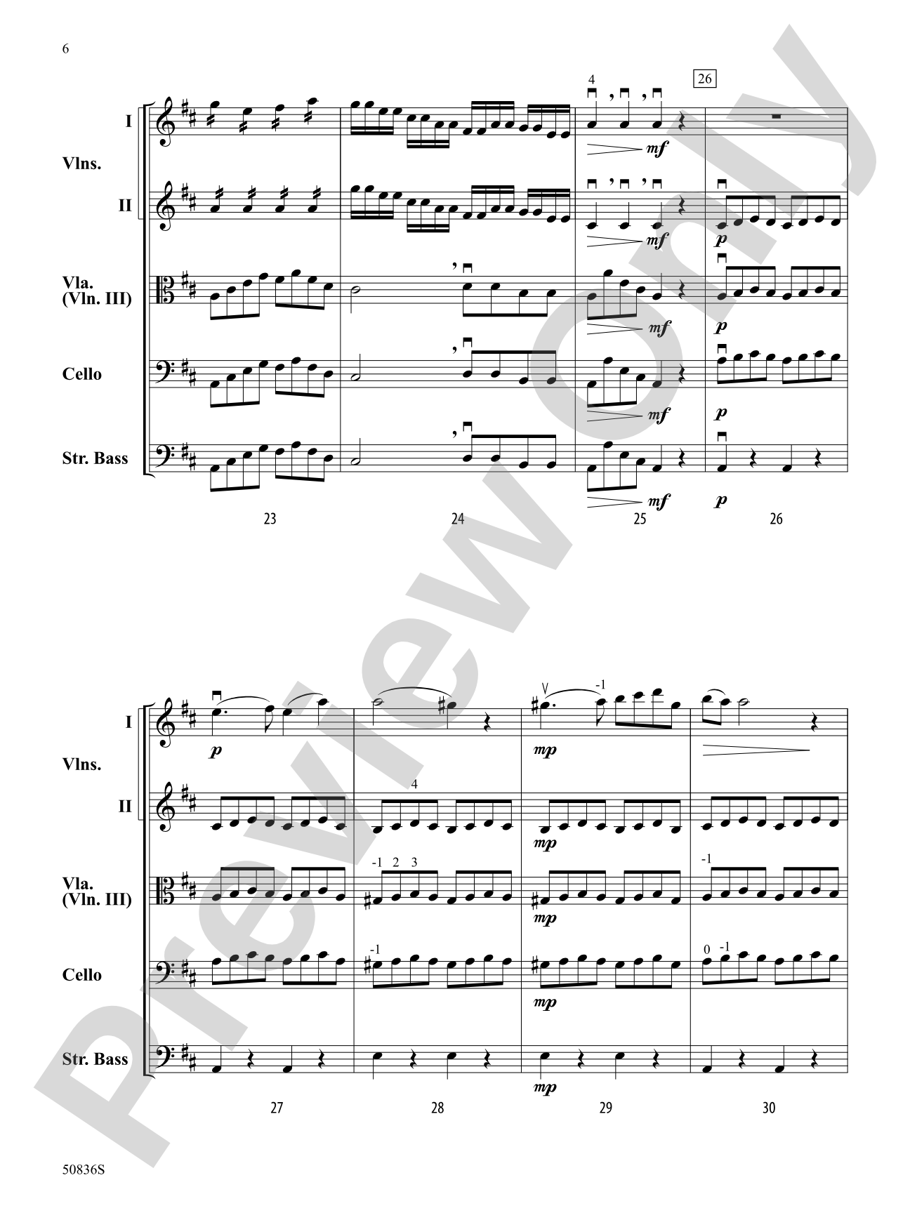 Symphony Concertante No. 1: String Orchestra Conductor Score & Parts