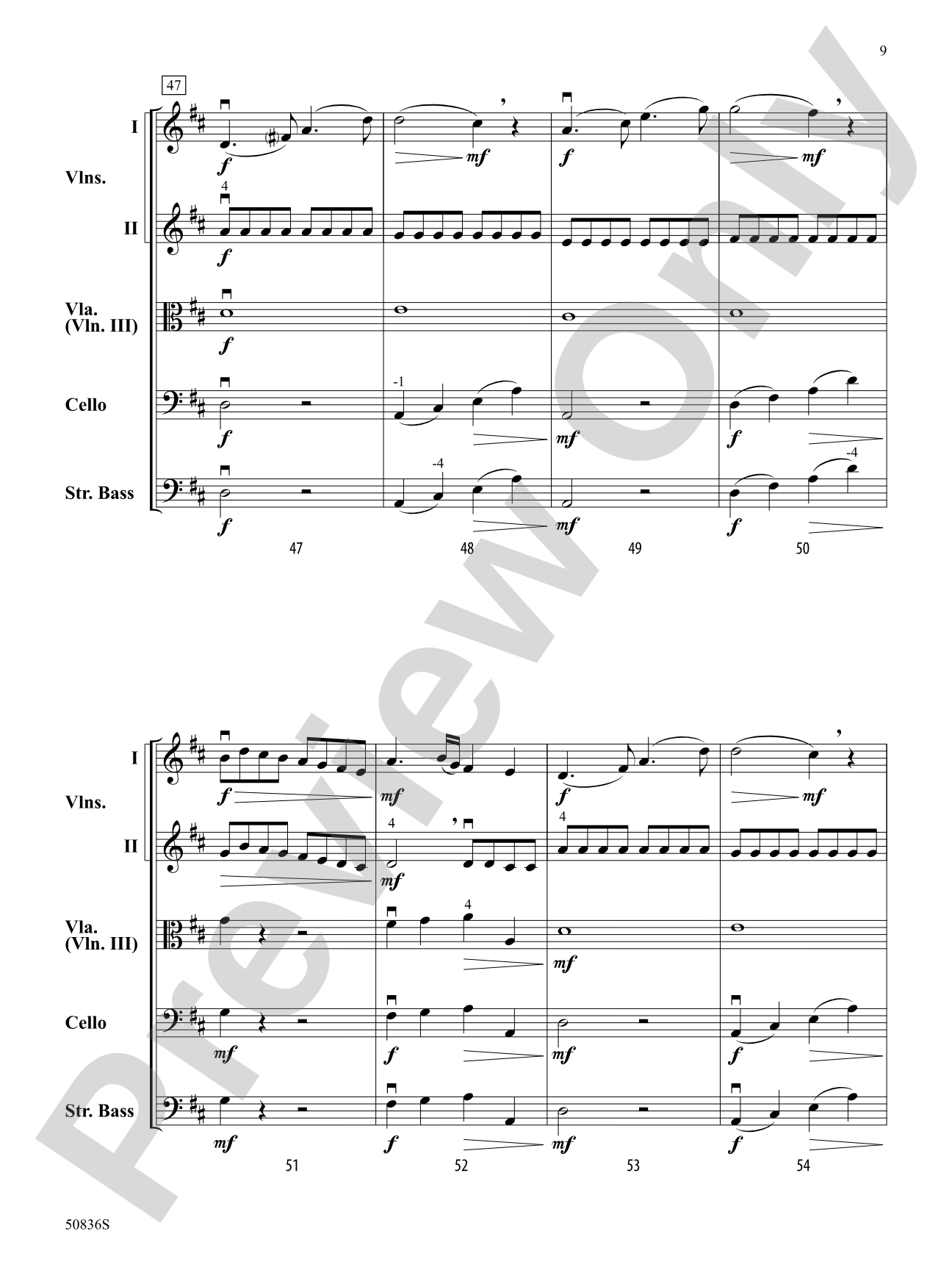 Symphony Concertante No. 1: String Orchestra Conductor Score & Parts