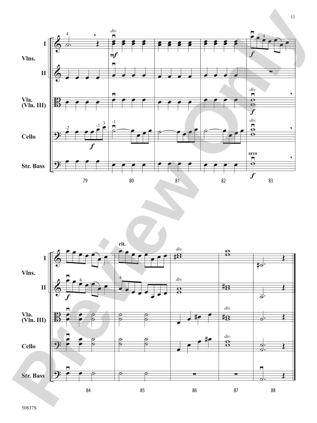 Long Journey Home: Flexible String Ensemble Score & Parts
