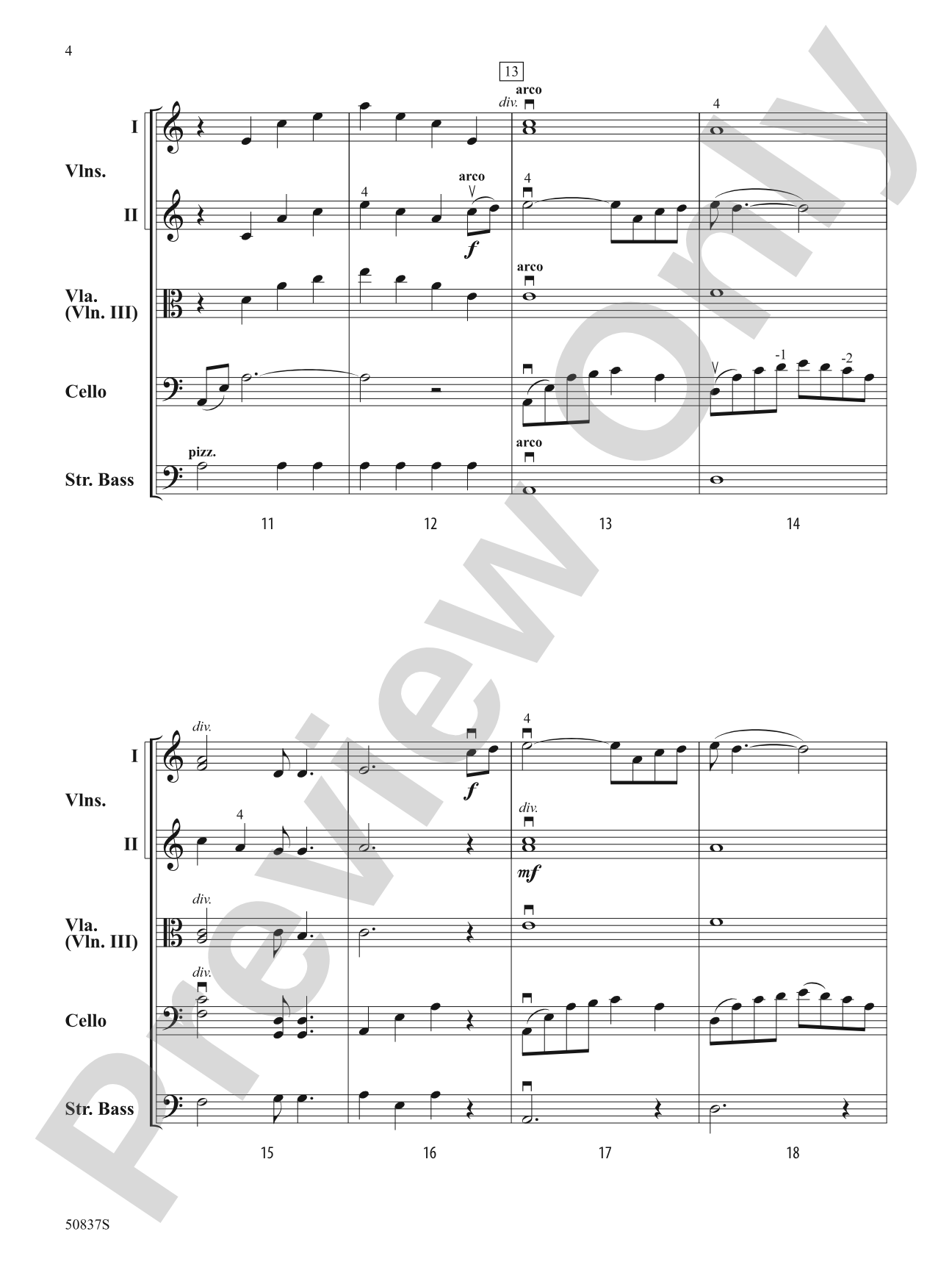 Long Journey Home: Flexible String Ensemble Score & Parts