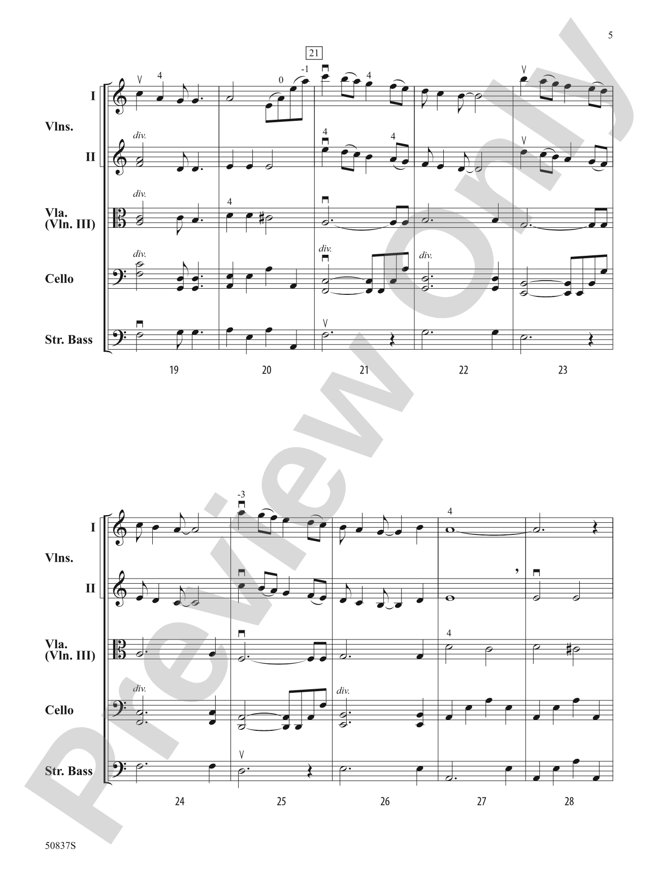 Long Journey Home: Flexible String Ensemble Score & Parts