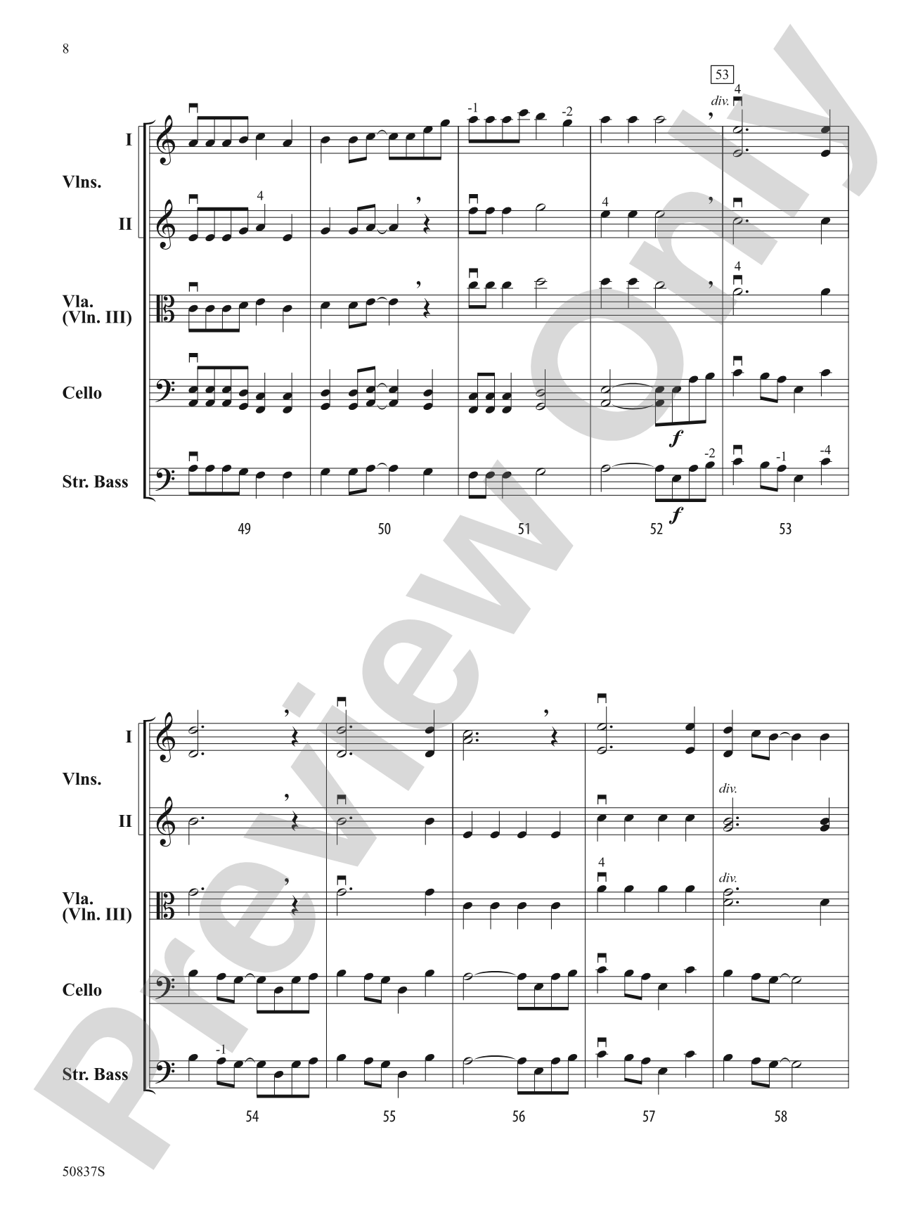 Long Journey Home: Flexible String Ensemble Score & Parts