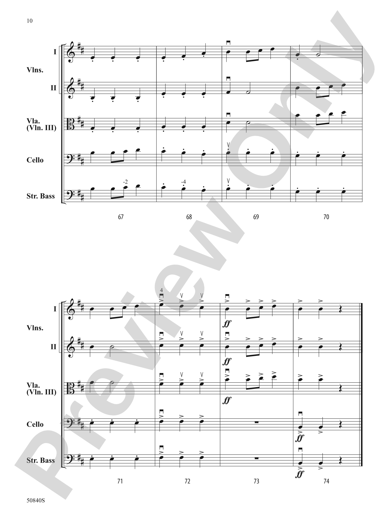 Stone Tower: String Orchestra Conductor Score & Parts