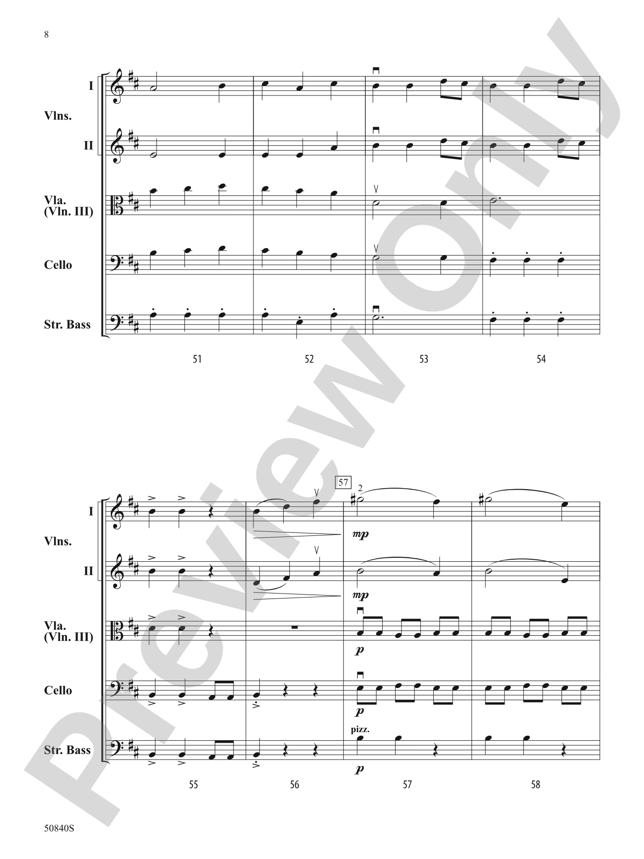 Stone Tower: String Orchestra Conductor Score & Parts