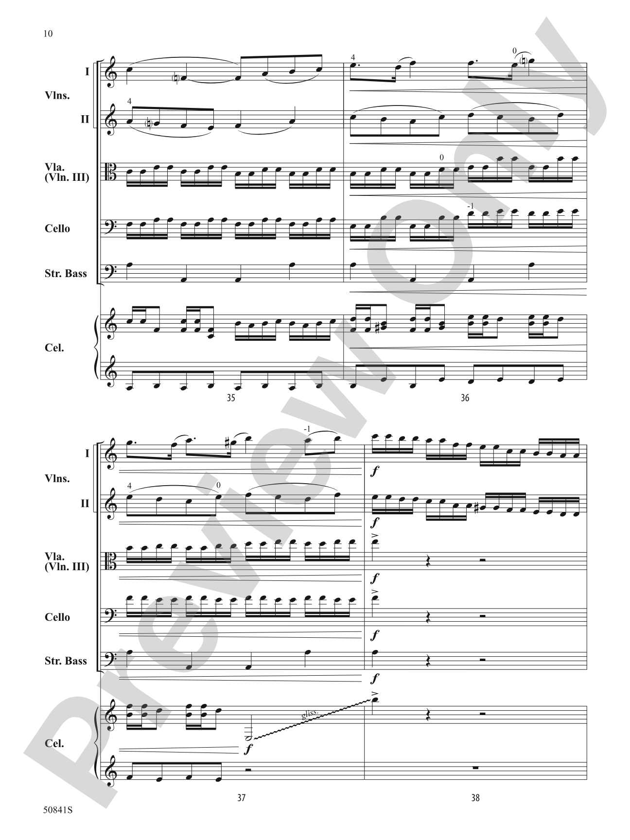 Mysteria Abyssi: String Orchestra Conductor Score & Parts