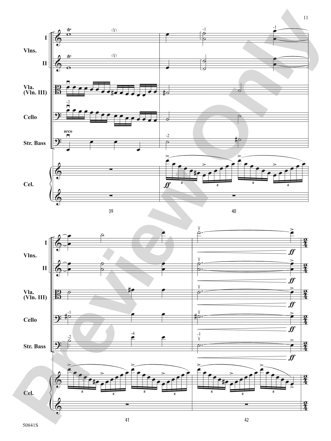 Mysteria Abyssi: String Orchestra Conductor Score & Parts